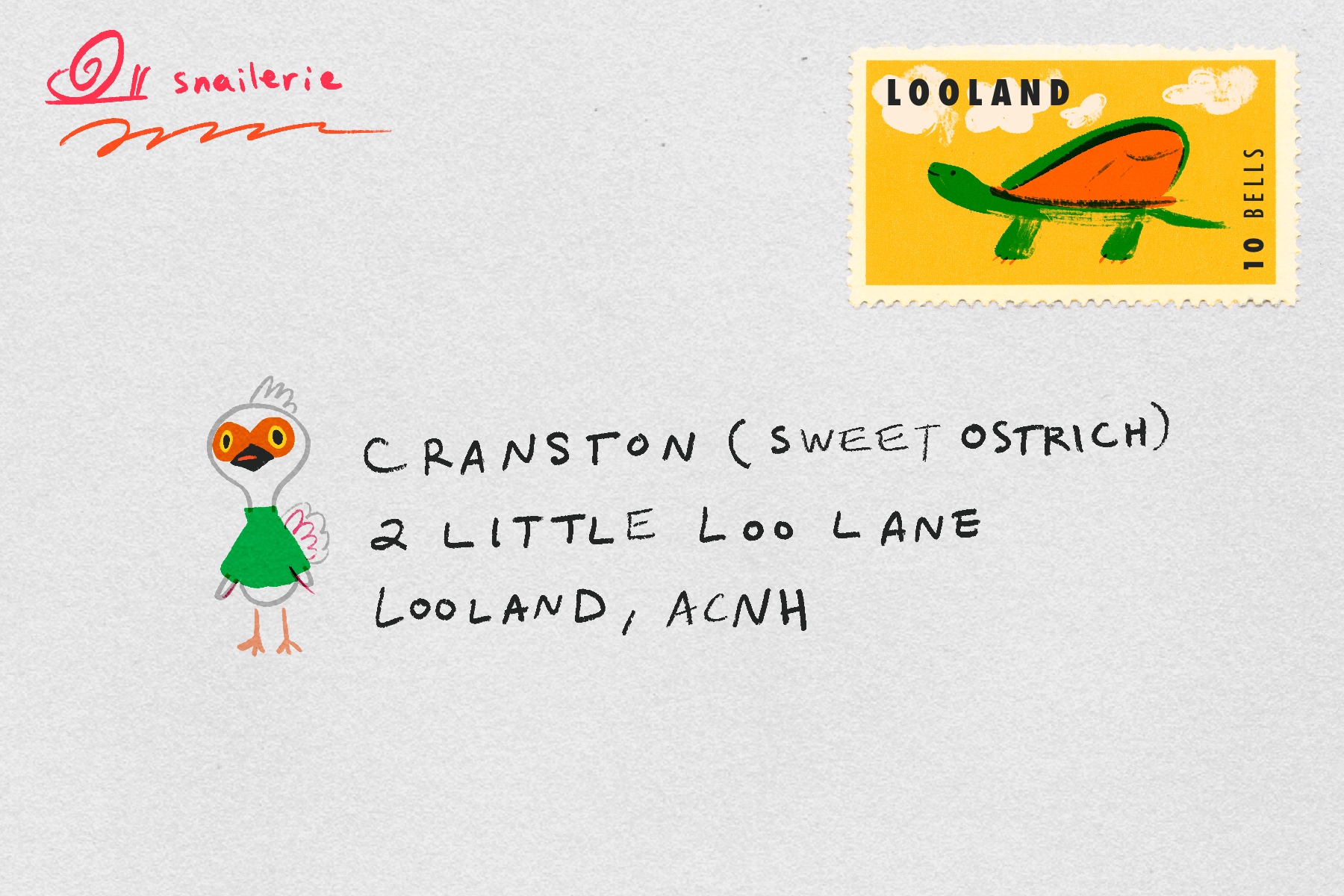Animal Crossing Letter Art