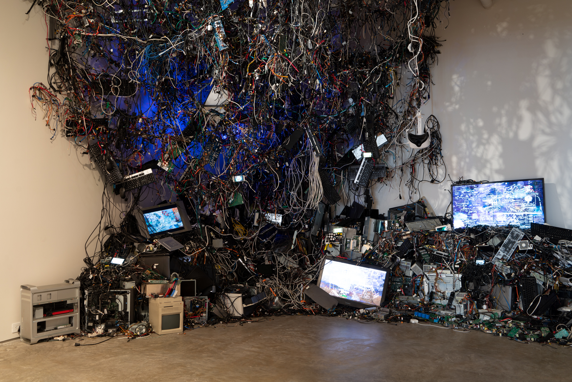 Lo-Def Film Factory with Joe-Yves Salankang, "The Subterranean Imprint Archive", 2021. Image by Rob Ventura.