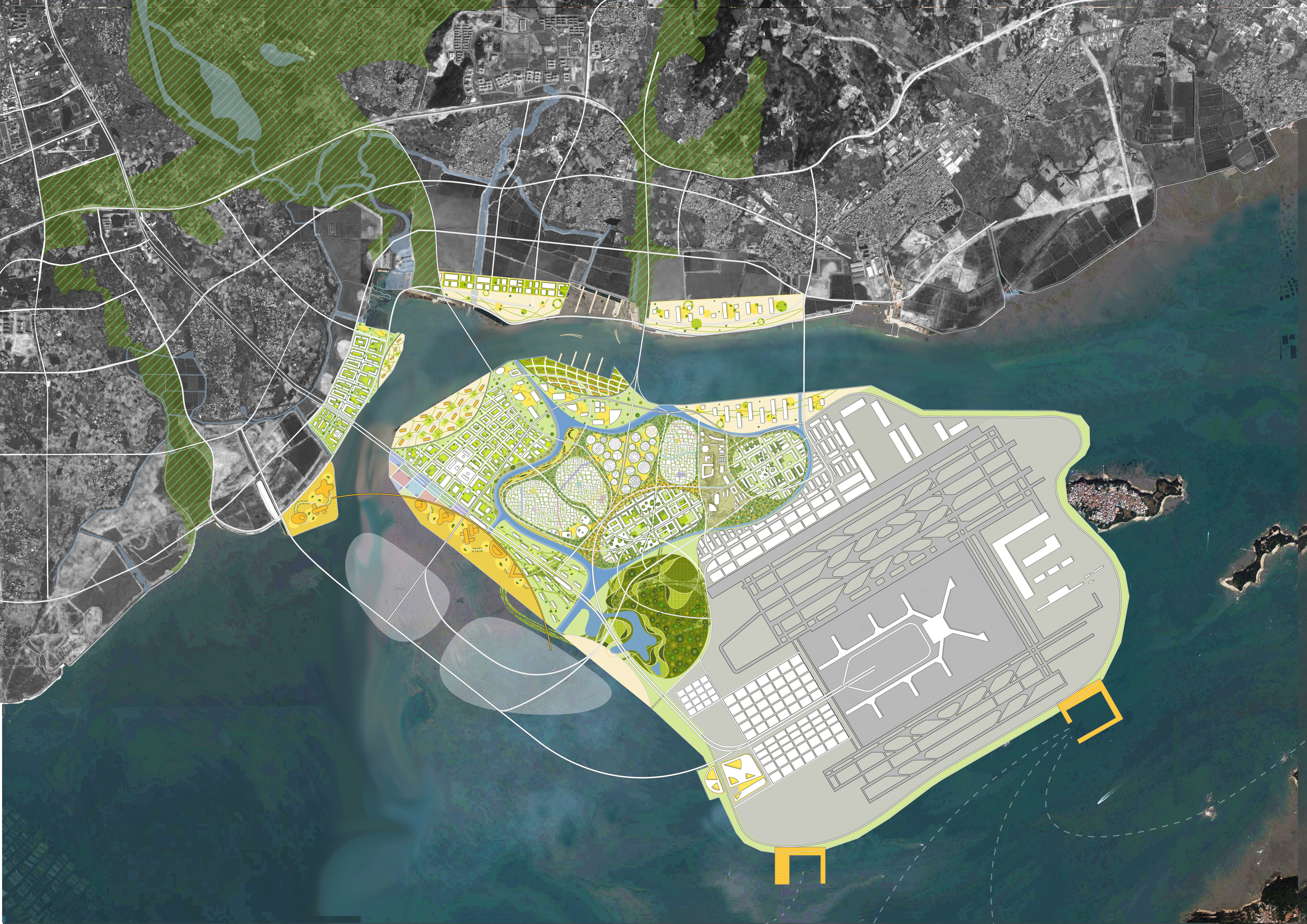 Xiamen Airport Island | Creating strategic clusters serving the industrial potentials of the province and wider region