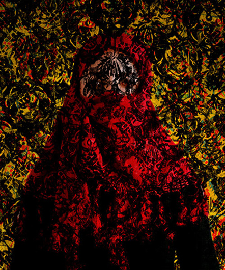 Your joy is here today what remains for tomorrow, 350cm x 60cm,  Archival digital print and silk-screen varnished. 2007