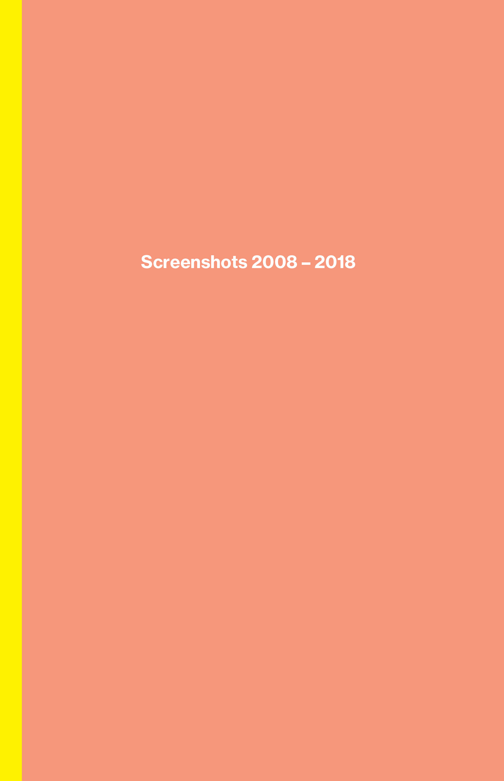 Screenshots 2008-2018