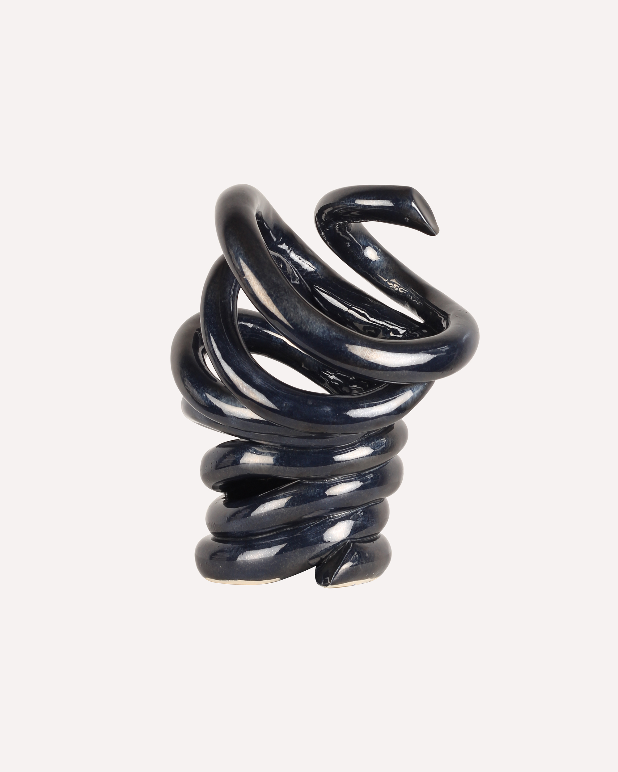 SLINKY NO. 4 Porcelain, Glazed.18x13cm