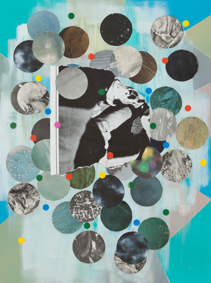 "Untitled", 2016, Gouache and collage on paper, 87x70 cm