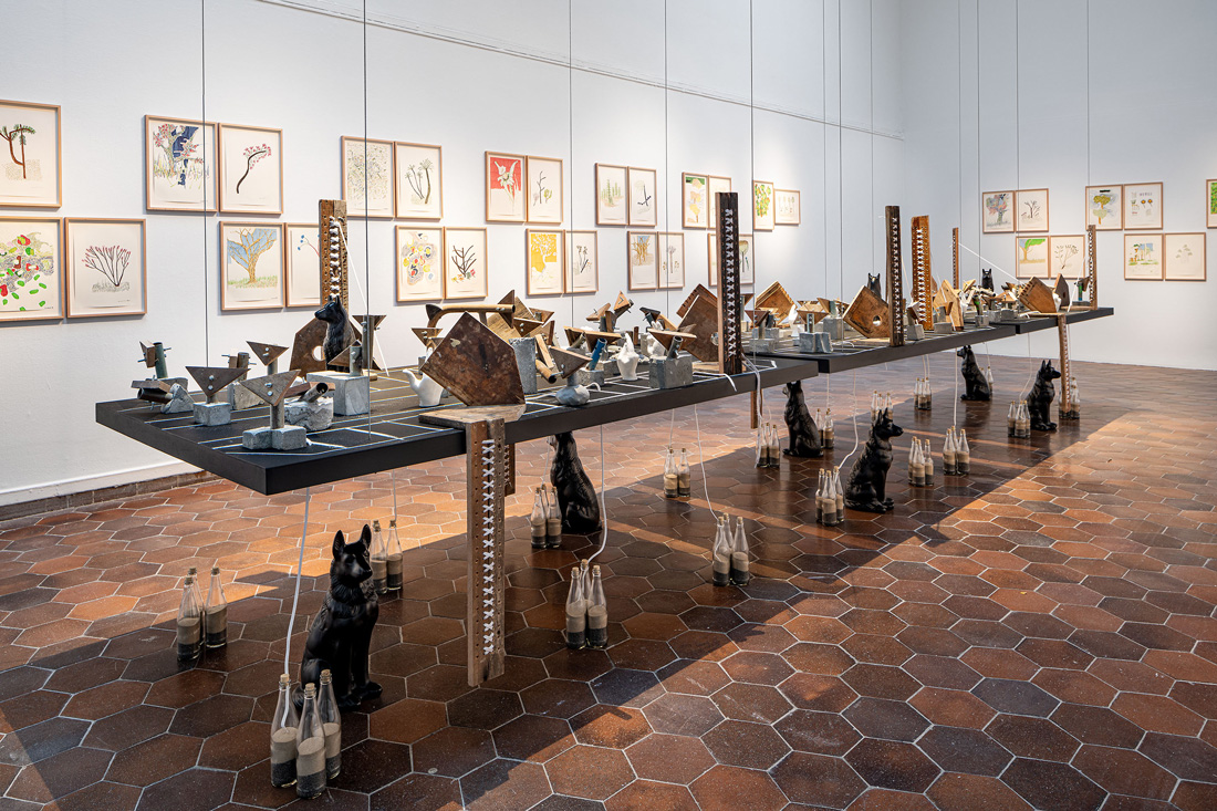 Kemang Wa Lehulere, Bring Back Lost Love (2021) | Installation view at Göteborg Konsthall, Sweden | Photograph: Hendrik Zeitler