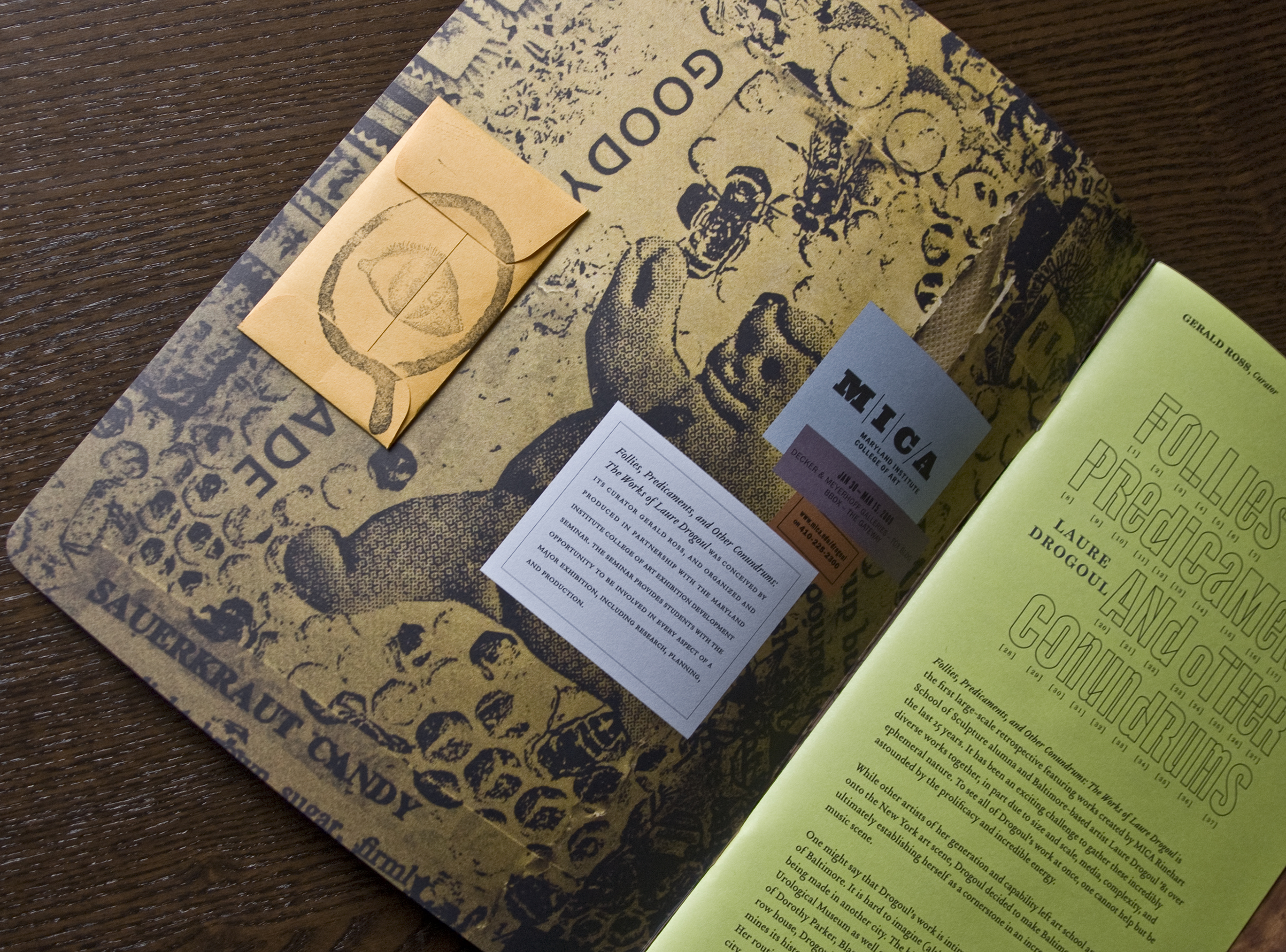 Exhibition catalog, art direction