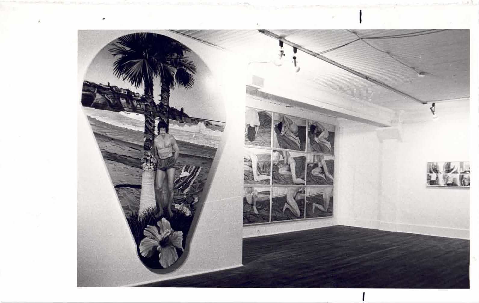 Installation at OFF CENTRE CENTRE, September 1981