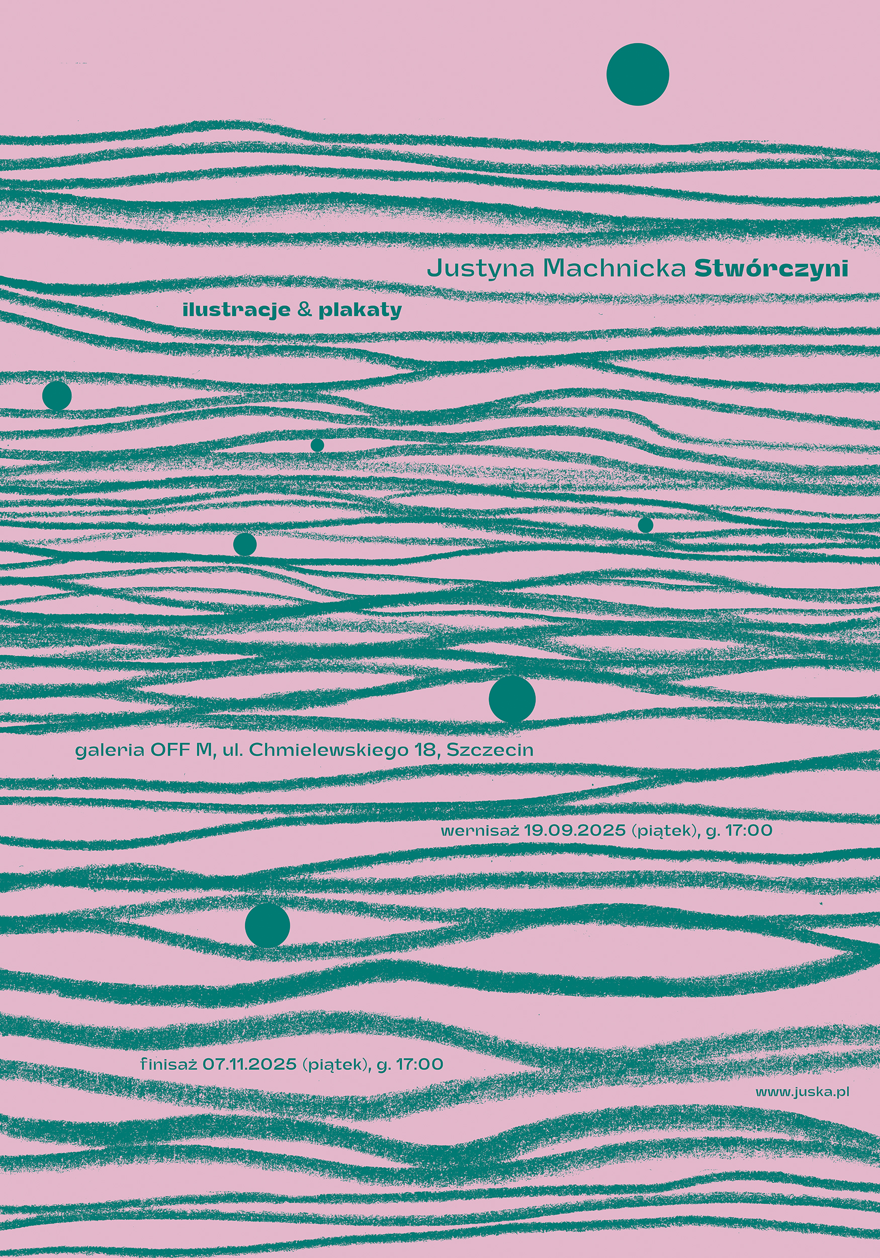 Exhibition of Illustrations and Posters — Creatress / Justyna Machnicka, August 2025