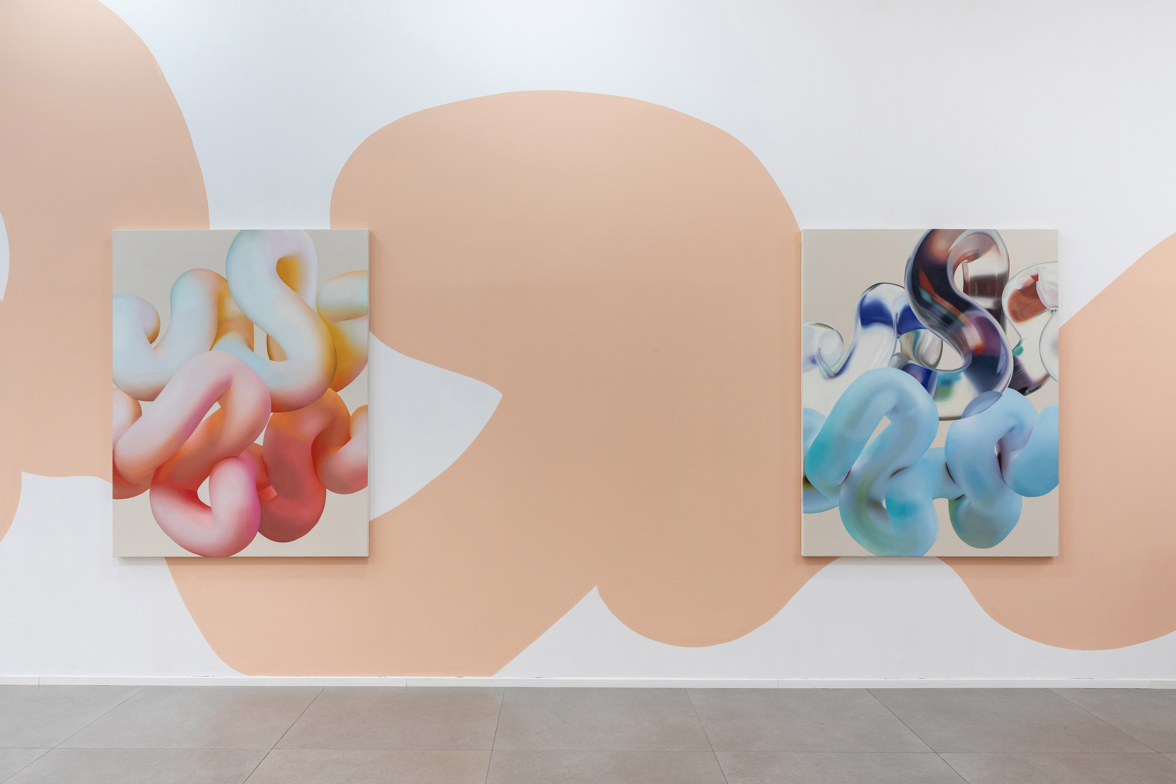 Installation view of FLOW_STATE at Galleria Nicola Pedana. Photo: Danilo Donzelli