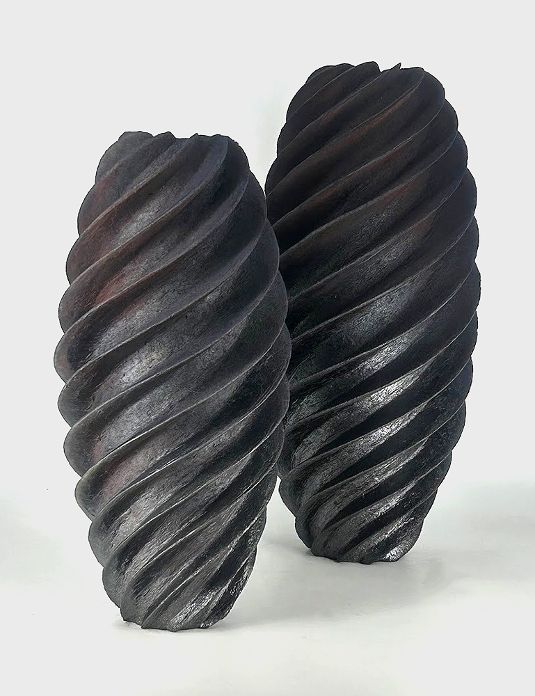 Charlotte Nielsen,  Spiral 1, 45cmH,  2.100 &euro;, Spiral 2, 55cmH,  2.400 &euro;