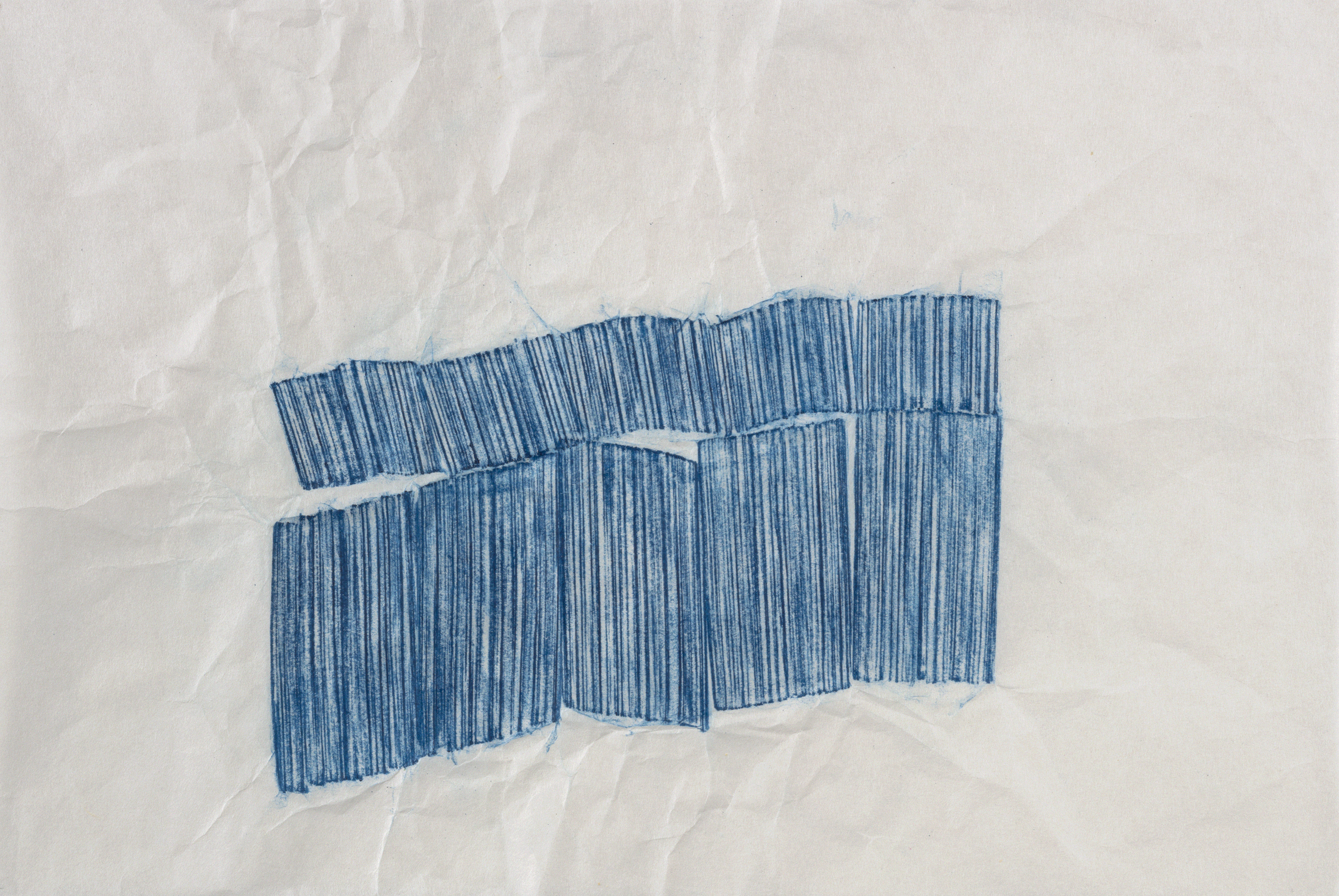 Rosco Cinegel Filters, 2016. Frottage, 12 &times; 18 inches