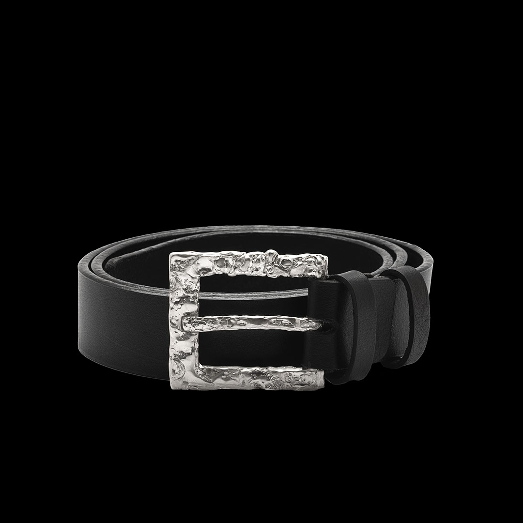 Bespoke 925 Square Belt Cretan Buffalo Leather 