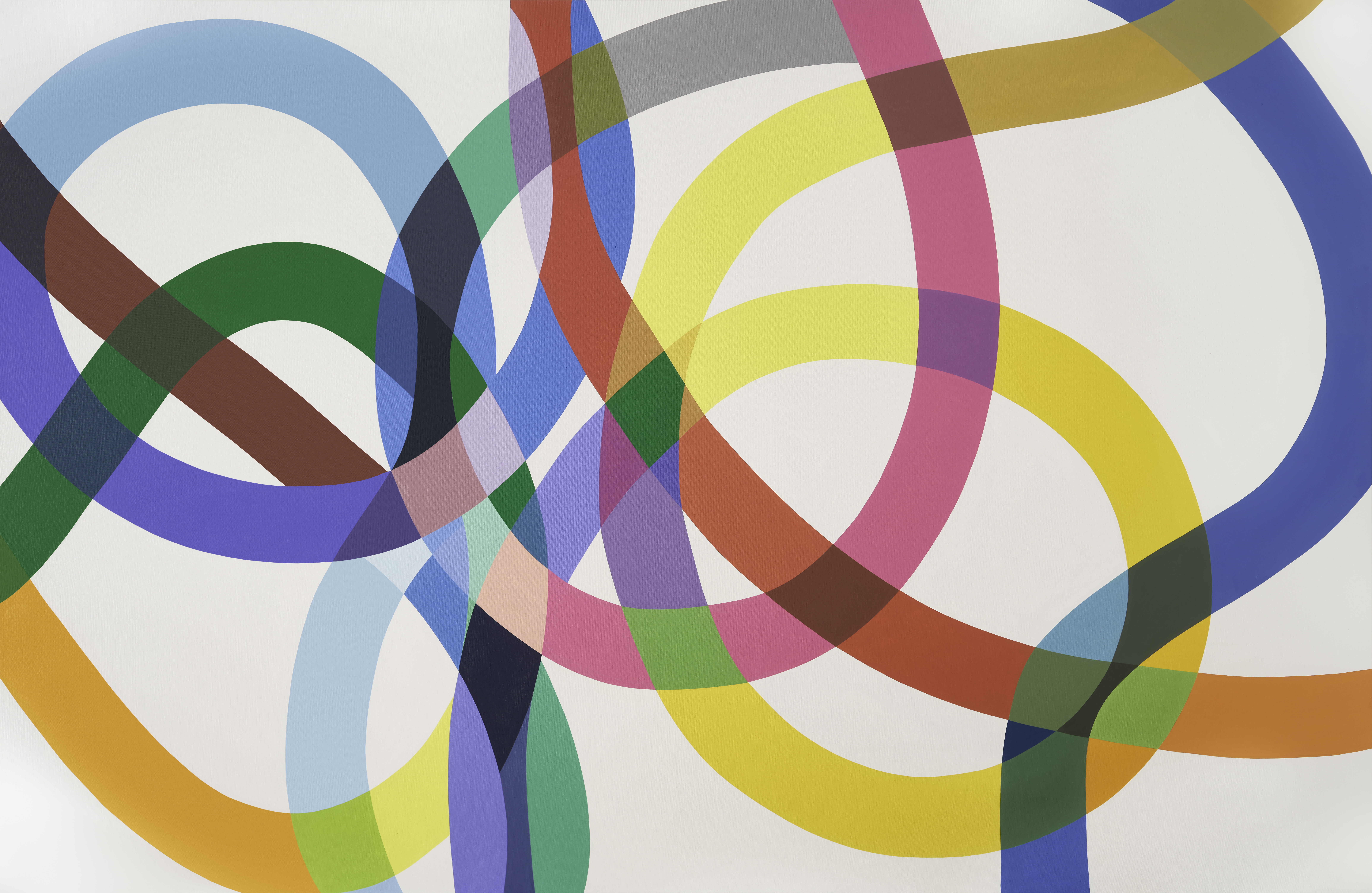 Untitled, 2025. Acrylic on canvas, 190 x 290 cm.