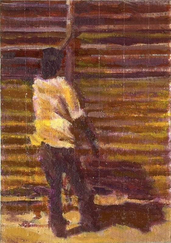 Stand 1 1992-1996oil/canvas/board 7x10”