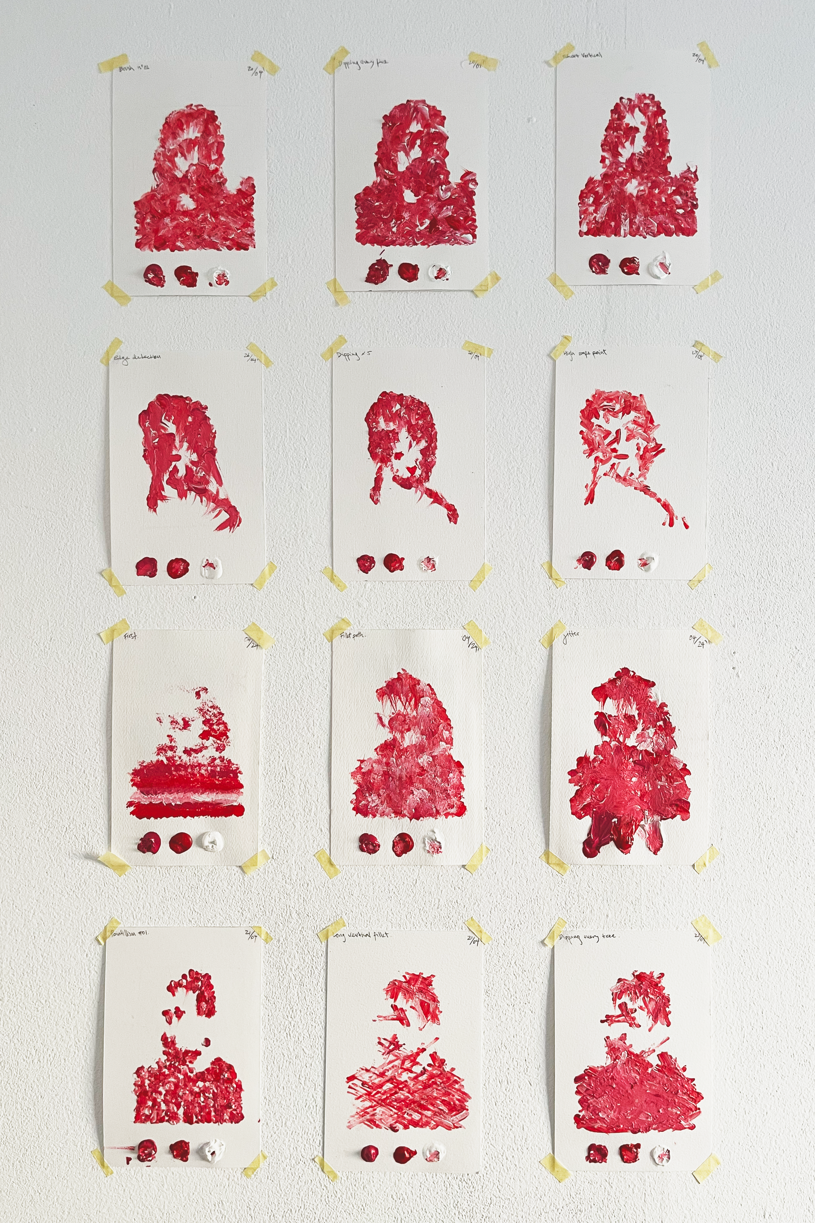 10900 brush strokes portrait