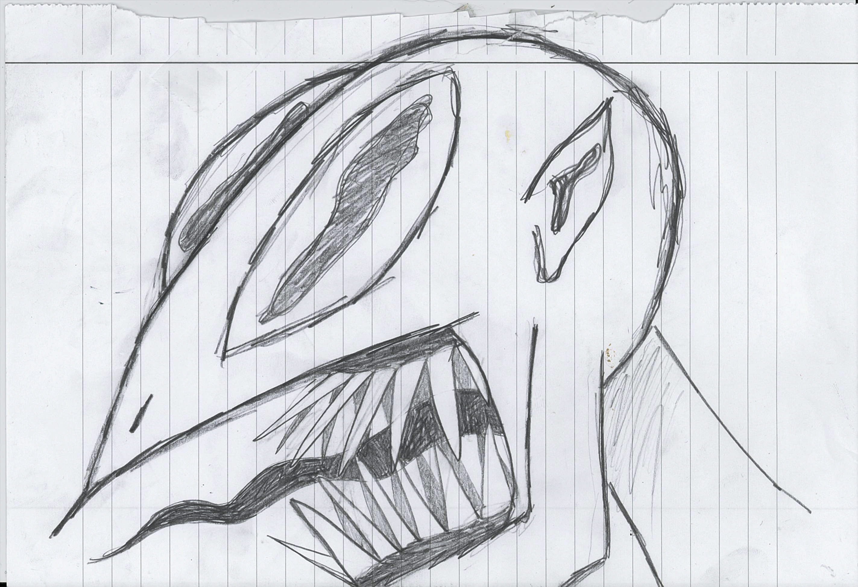 Oh. // 2020, made with pencil