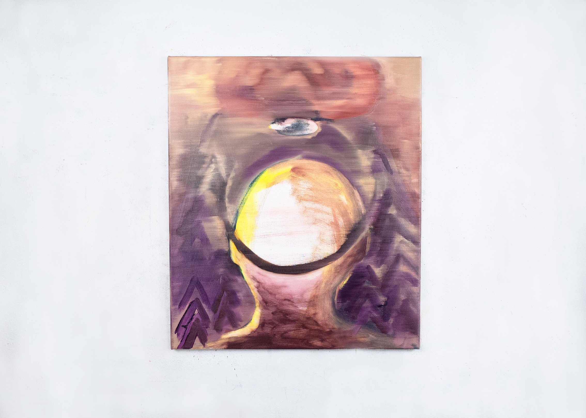 5.”qualm”, 2023, oil on canvas, 56x48cm