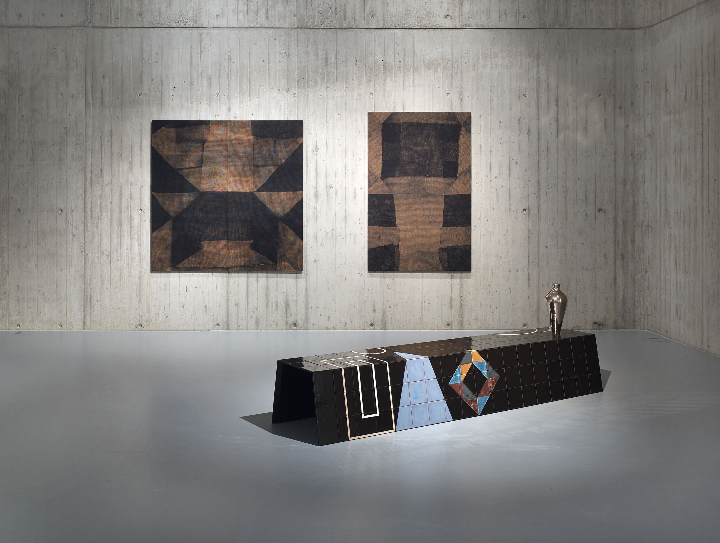  Das Moment, Neue Galerie Gladbeck, with Franziska Holstein, Anne Neukamp, Claudia Wieser, 2016  photo: Simon Vogel