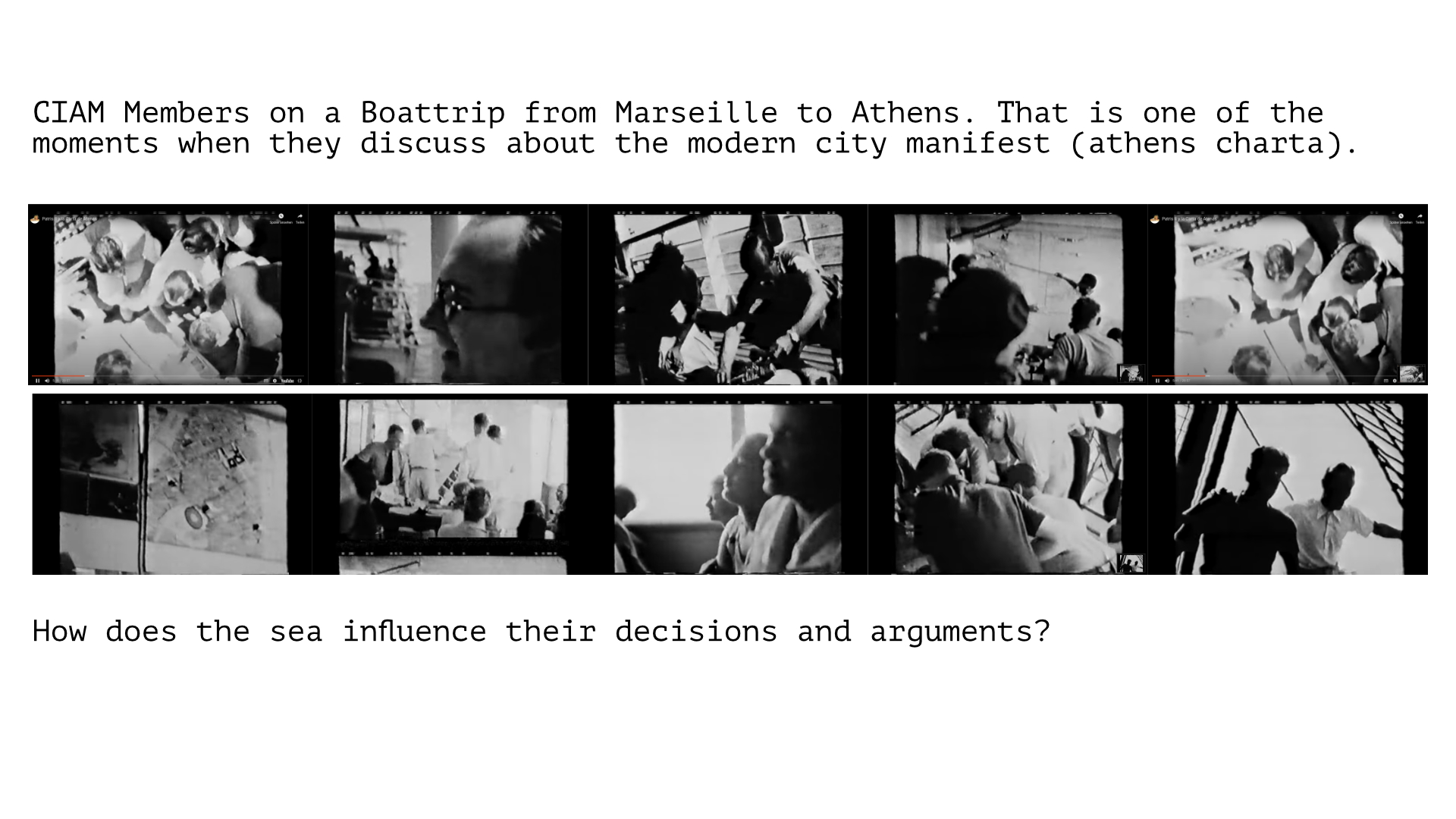 CIAM Boattrip