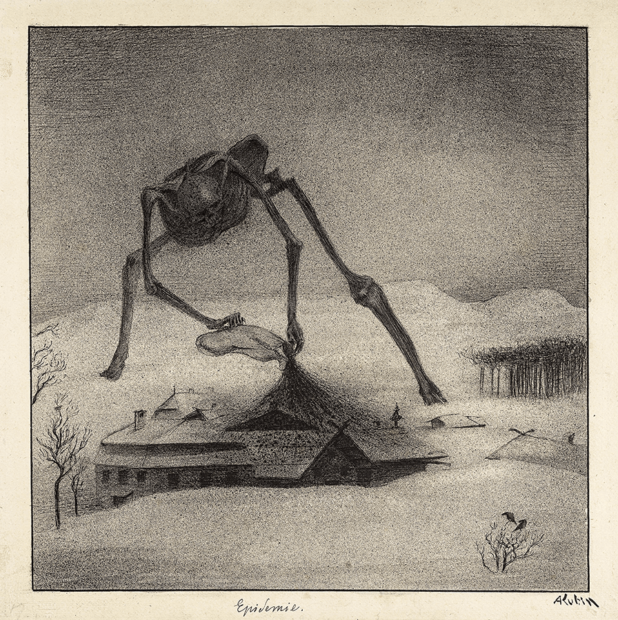 Alfred Kubin, Epidemie(Epidemic), c. 1900–1901