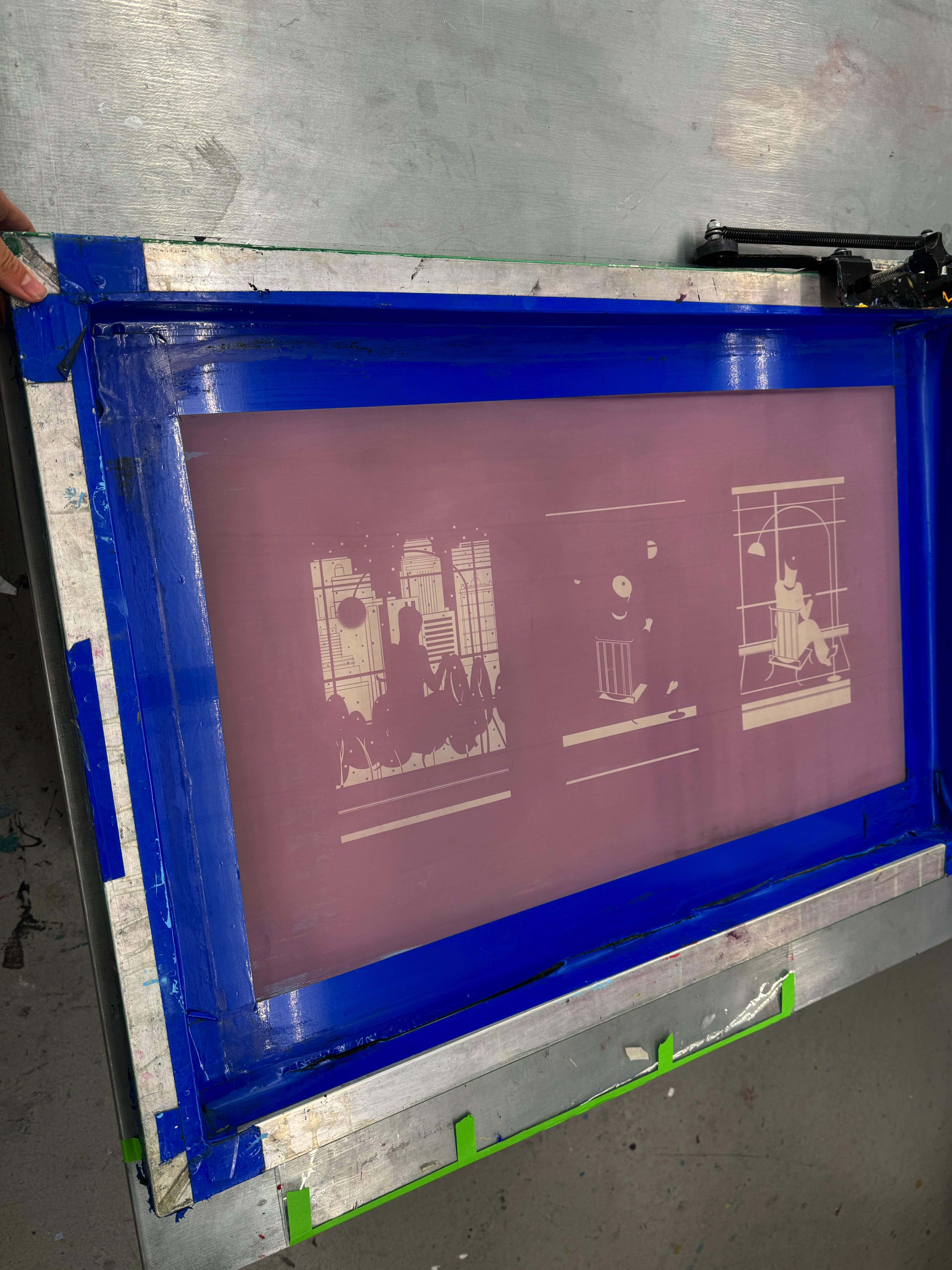 Screenprint: Snowy Day