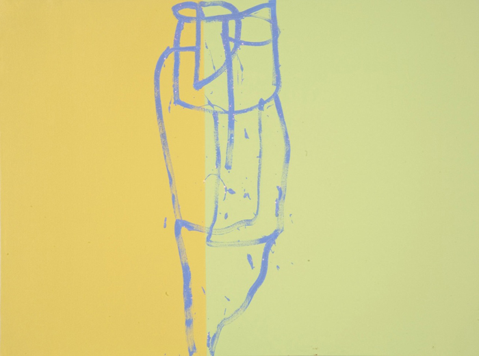 Halo 32, 2007, oil on canvas with crystallina powder, 30x40in