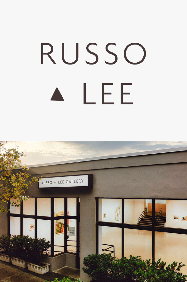 Russo Lee Gallery; identity, 20th anniversary catalogue design