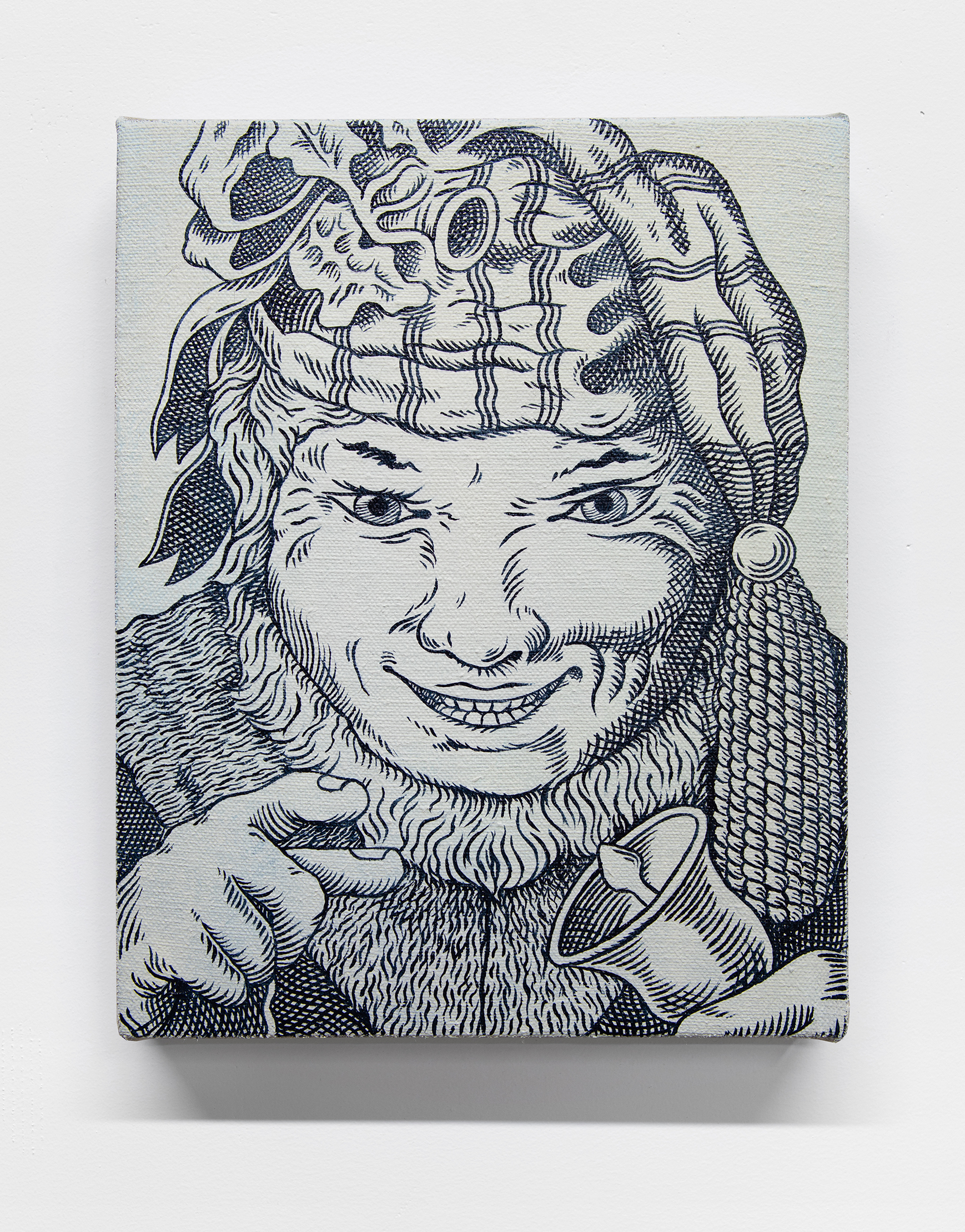 Blaren, 2024, Oil on linen mounted on panel, 8x10 inch.