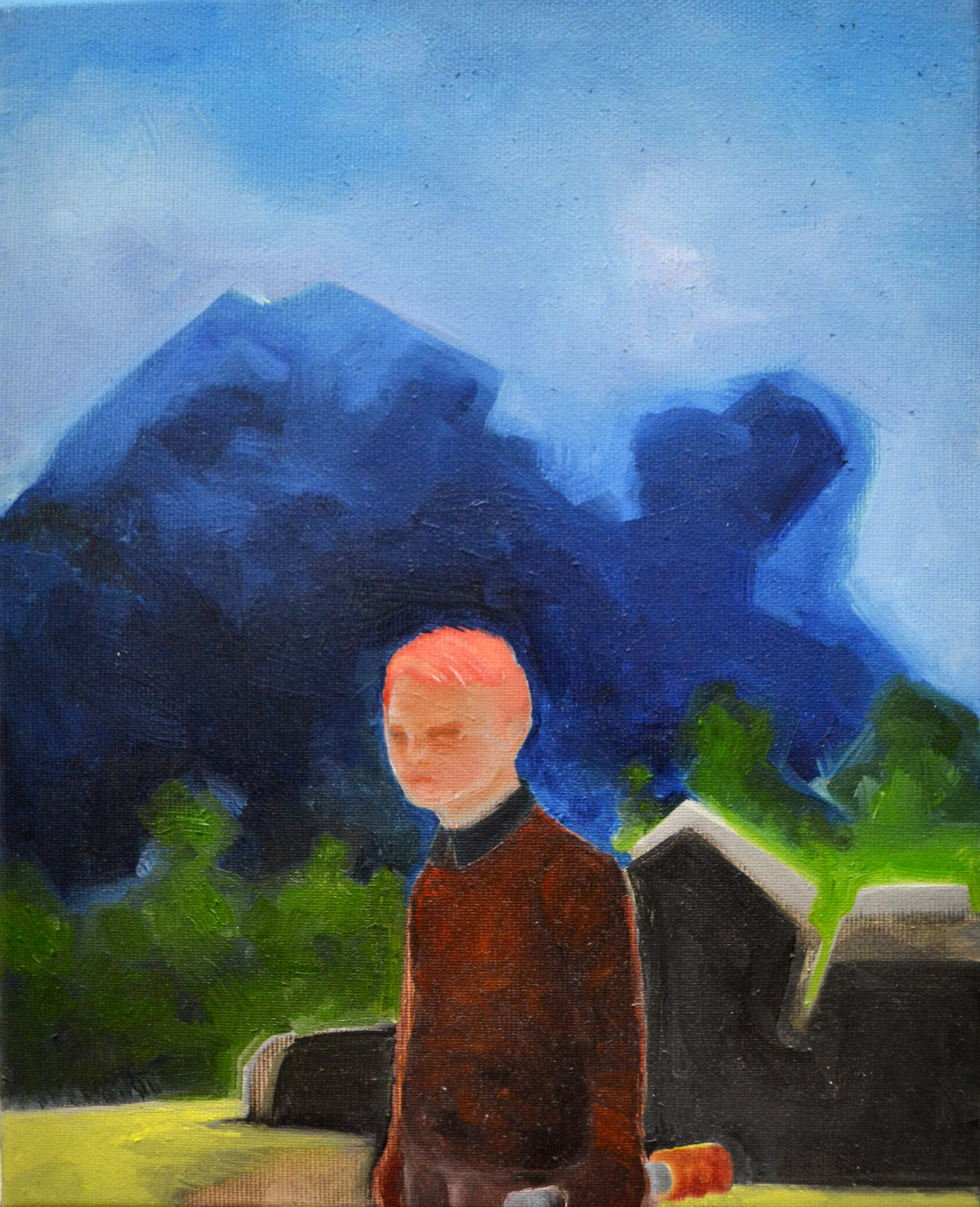 Eva Noack, ohne Titel / Öl auf Leinwand / 30 x 24cm / 2015