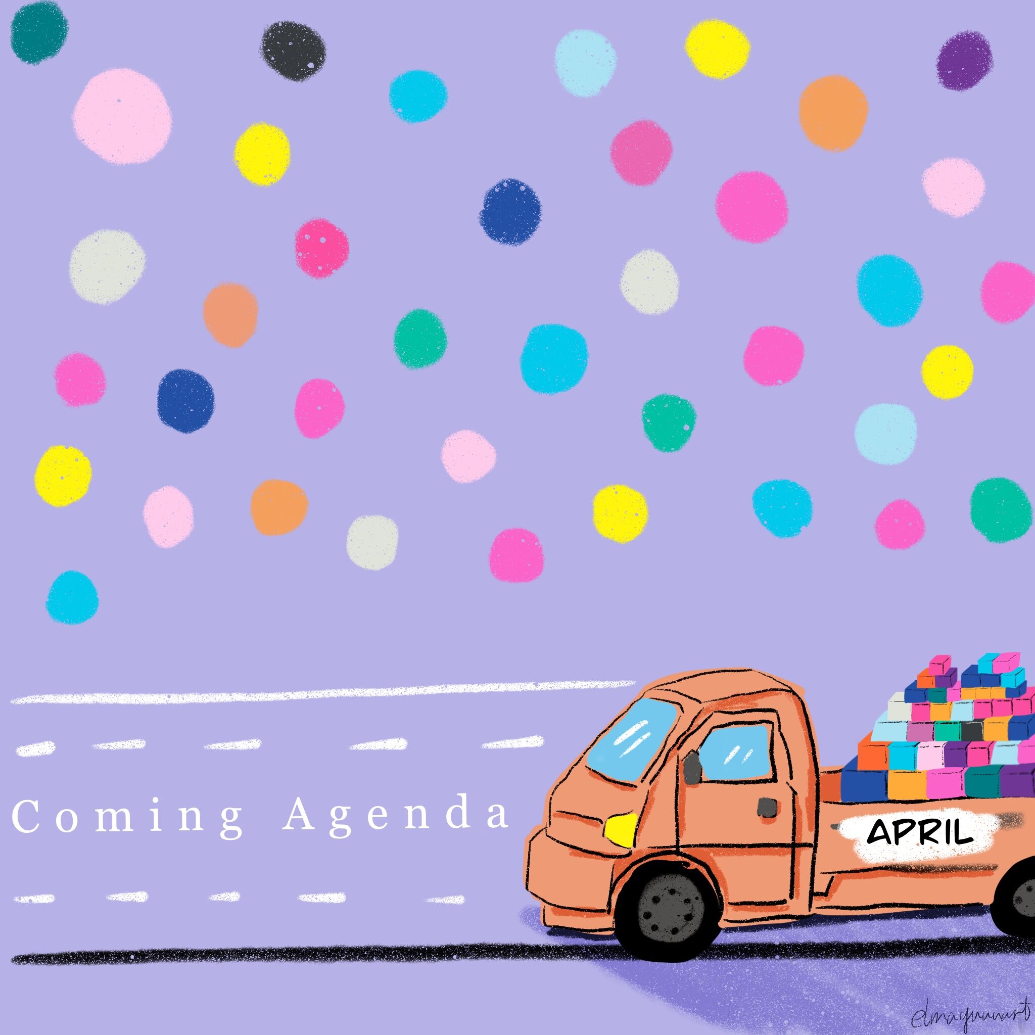 Personal project-Coming April Agenda