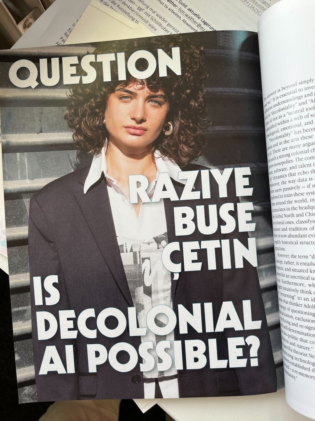 Spike Art Magazine the AI Issue 2023.