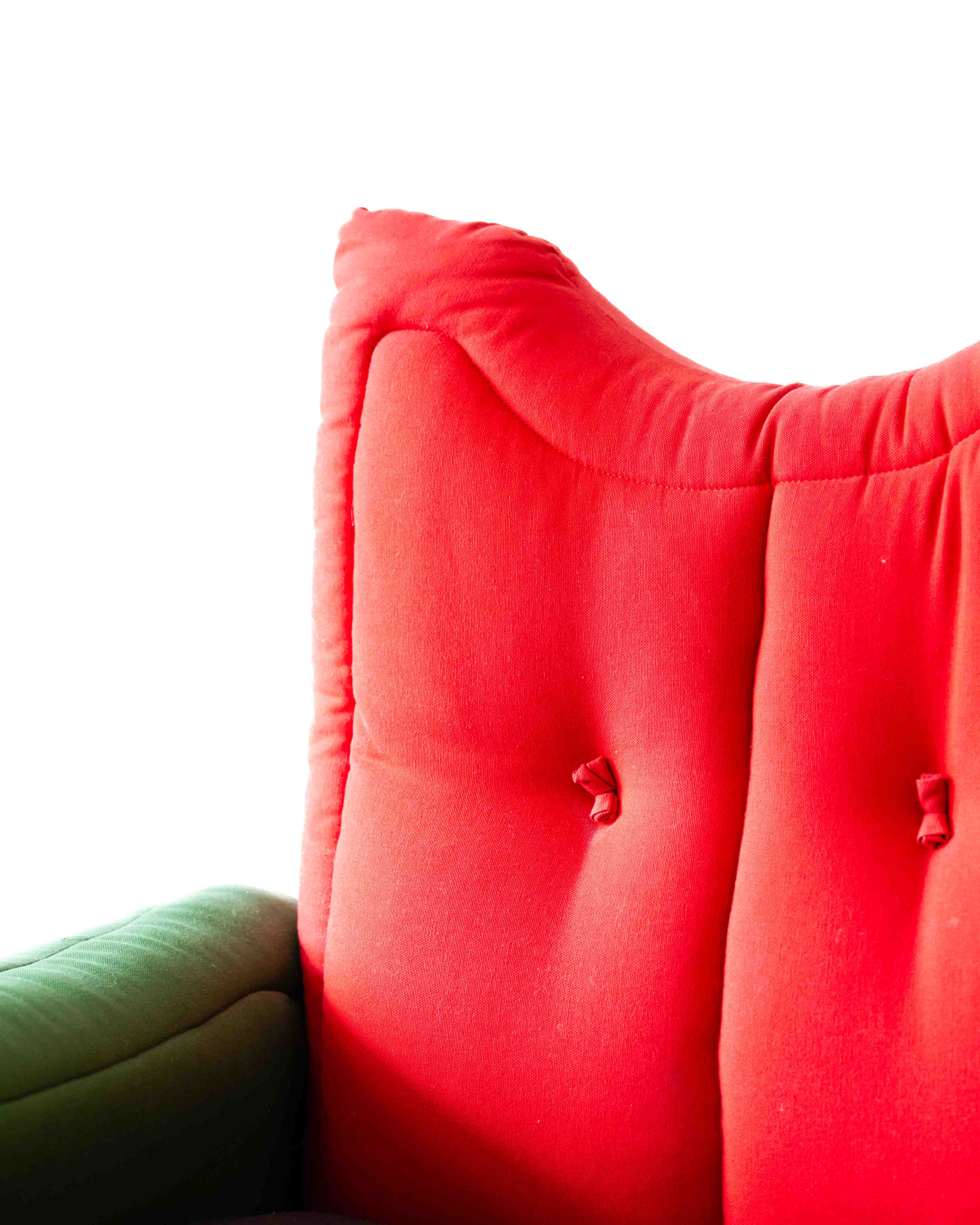 prototype puffy sofa by Gaetano Pesce for the 1994 tbwa/chiat/day office in NYC, presented for sale by sweeterfat