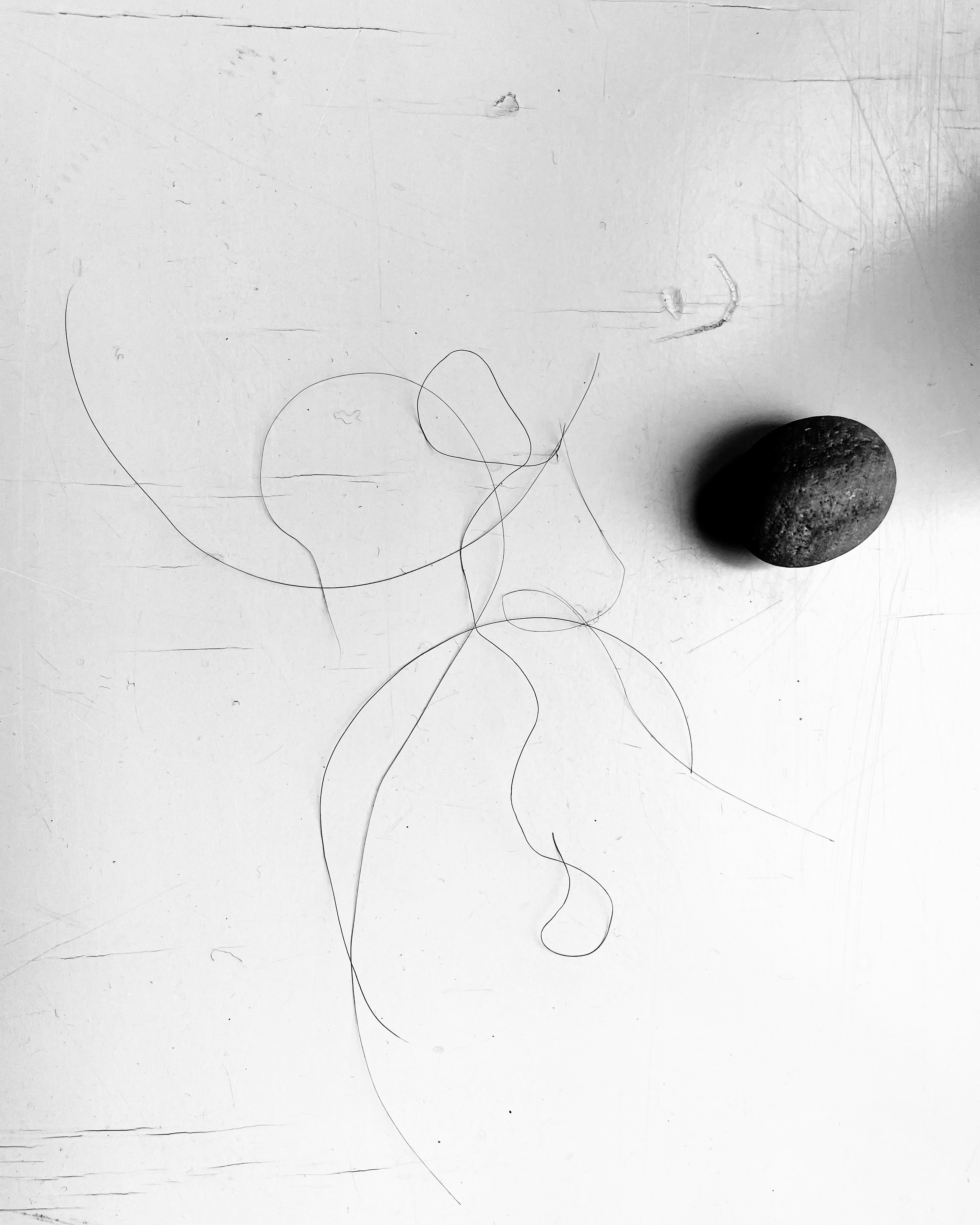 hair sculpture, 2022