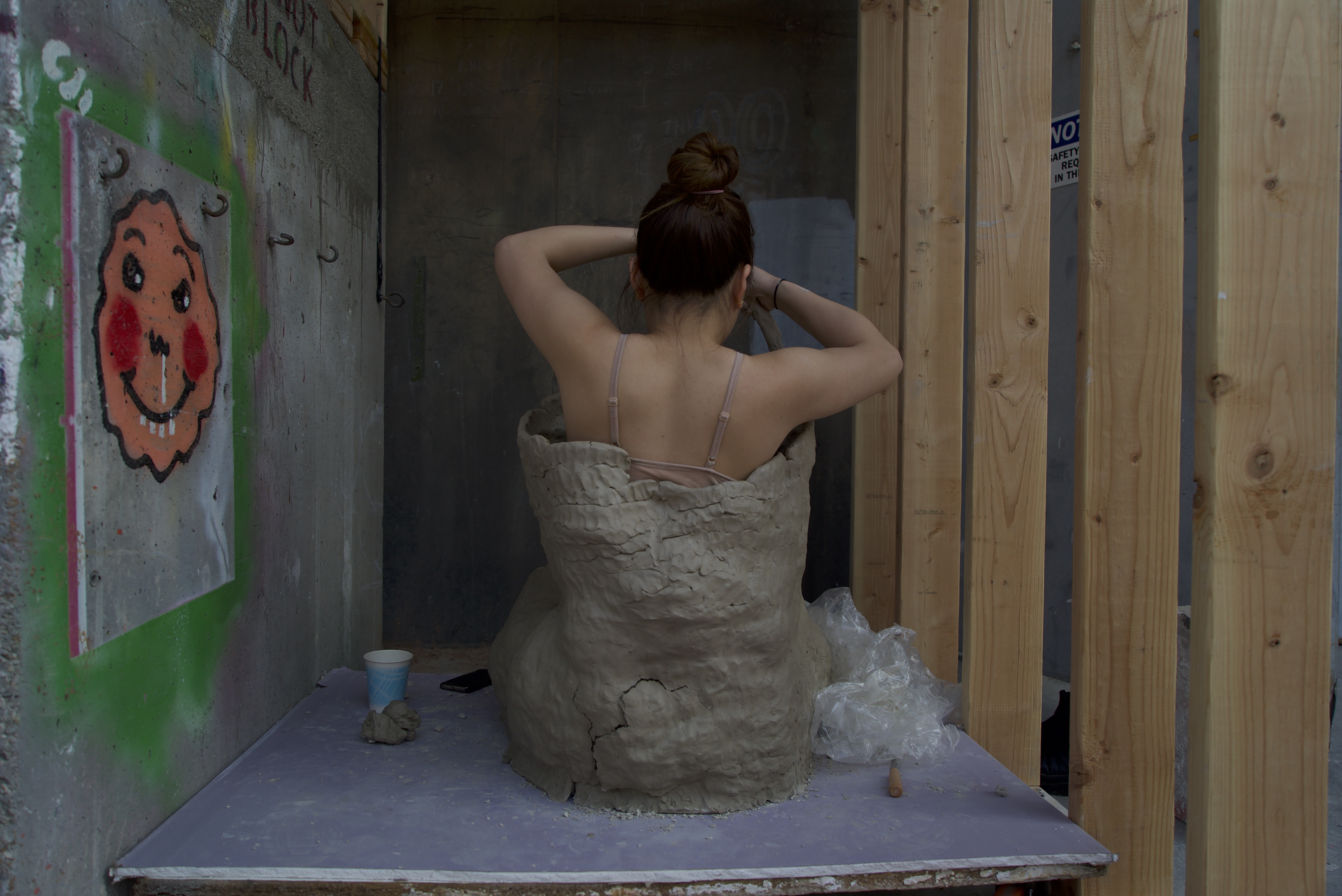 Process photo of Human Cocoon