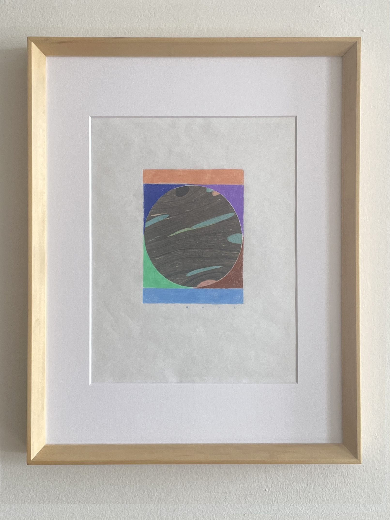 Untitled, collage on paper, 8" x 10," 2023