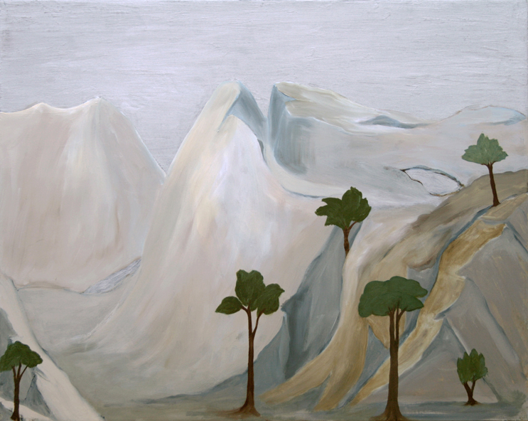 Taddeo Gaddi’s Little Lake, 76x61cm, oil on gesso panel