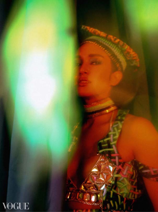 Babylonia Beret & Choker featured in Vogue