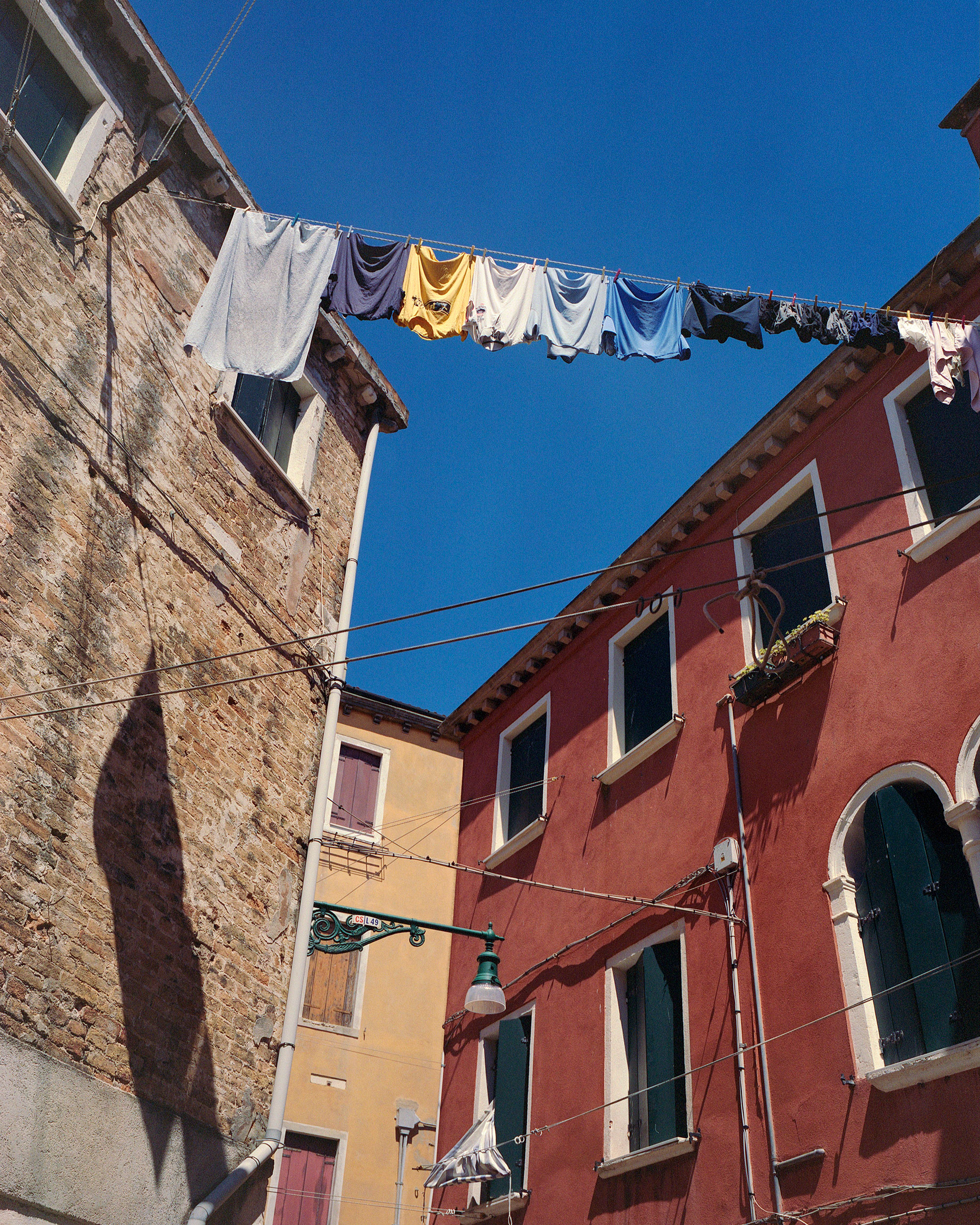 Laundry Shadow, Venice, Italy, 2022