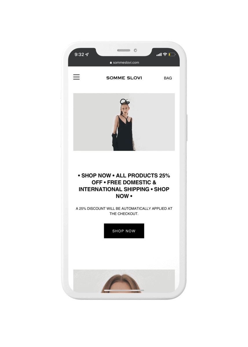 Somme Slovi Shopify Mobile Web Design