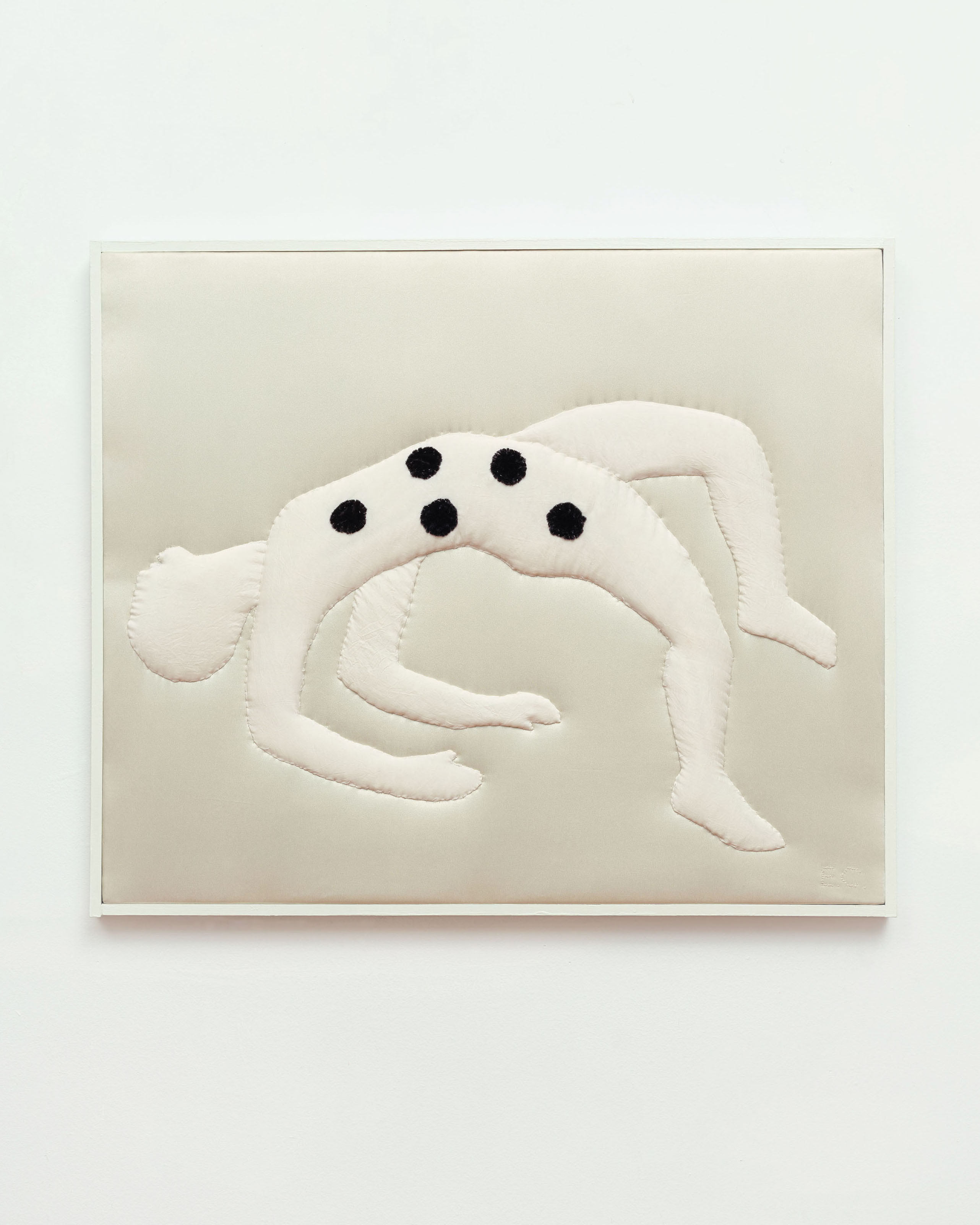 UNTITLED (ACROBAT), 2025, FABRIC, WOOD