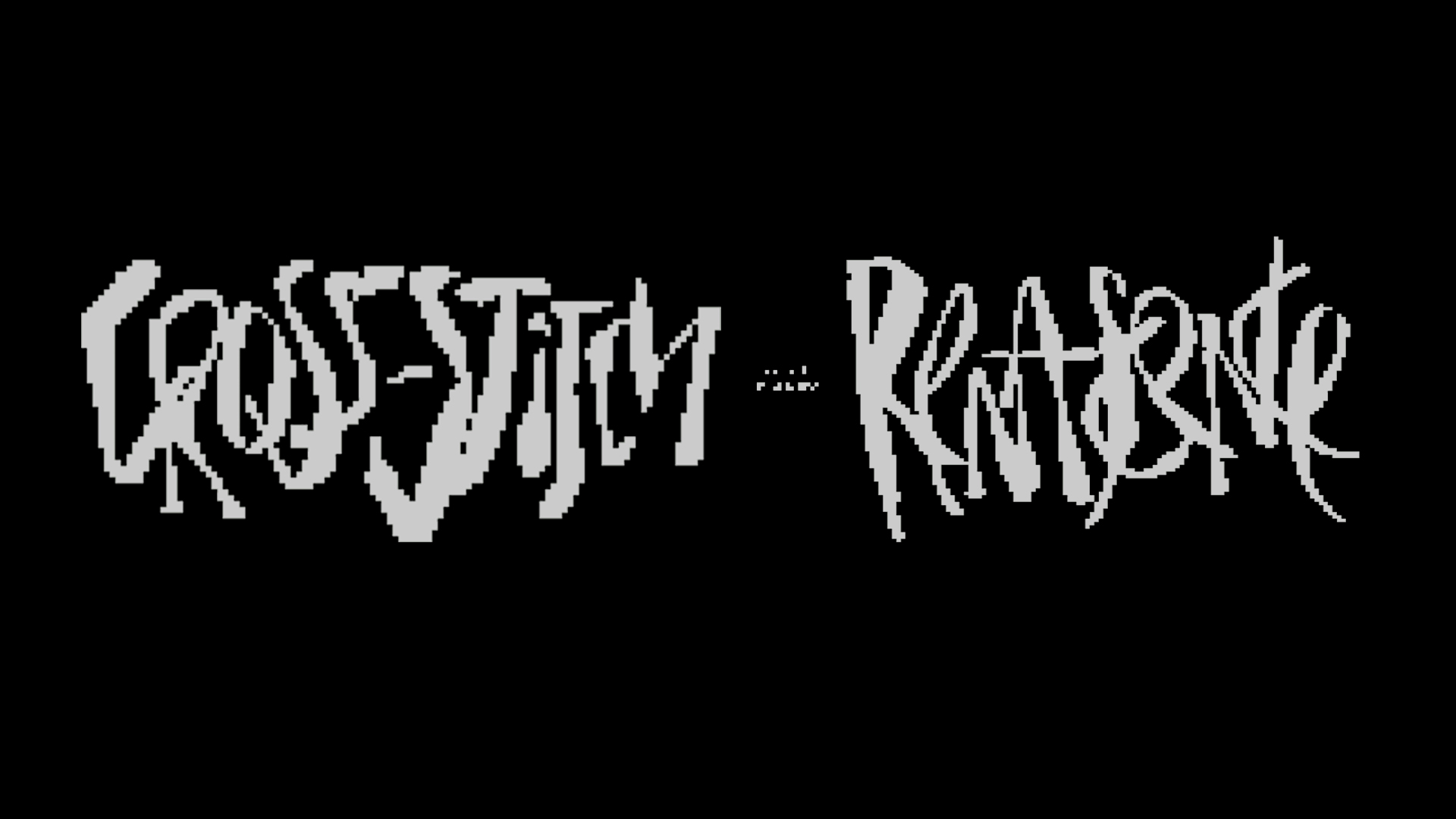 Cross-Stitch Renascence typeface design