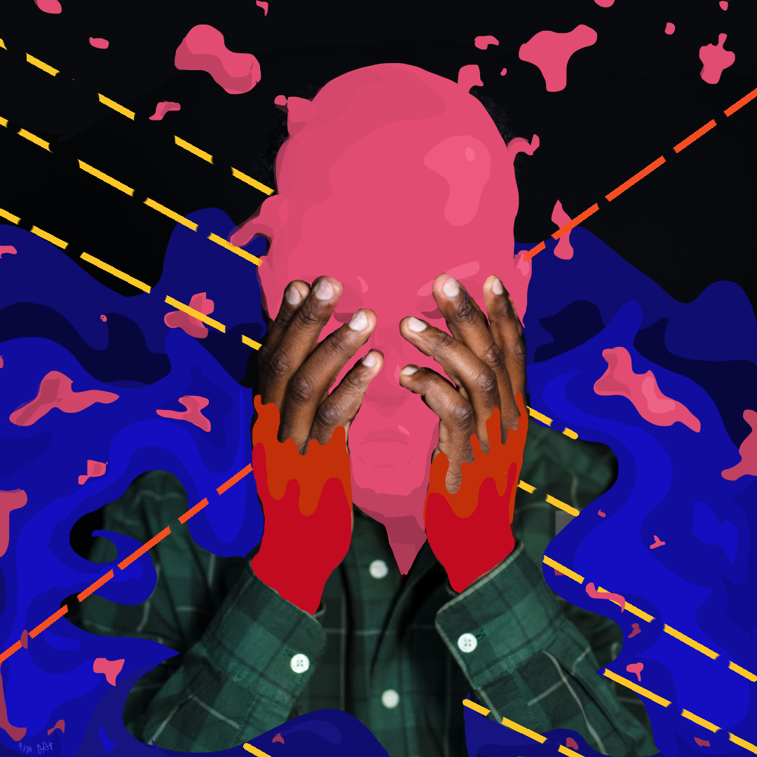 it comes in waves, 2019. 1080 x 1080 px,&nbsp;digital + physical collage