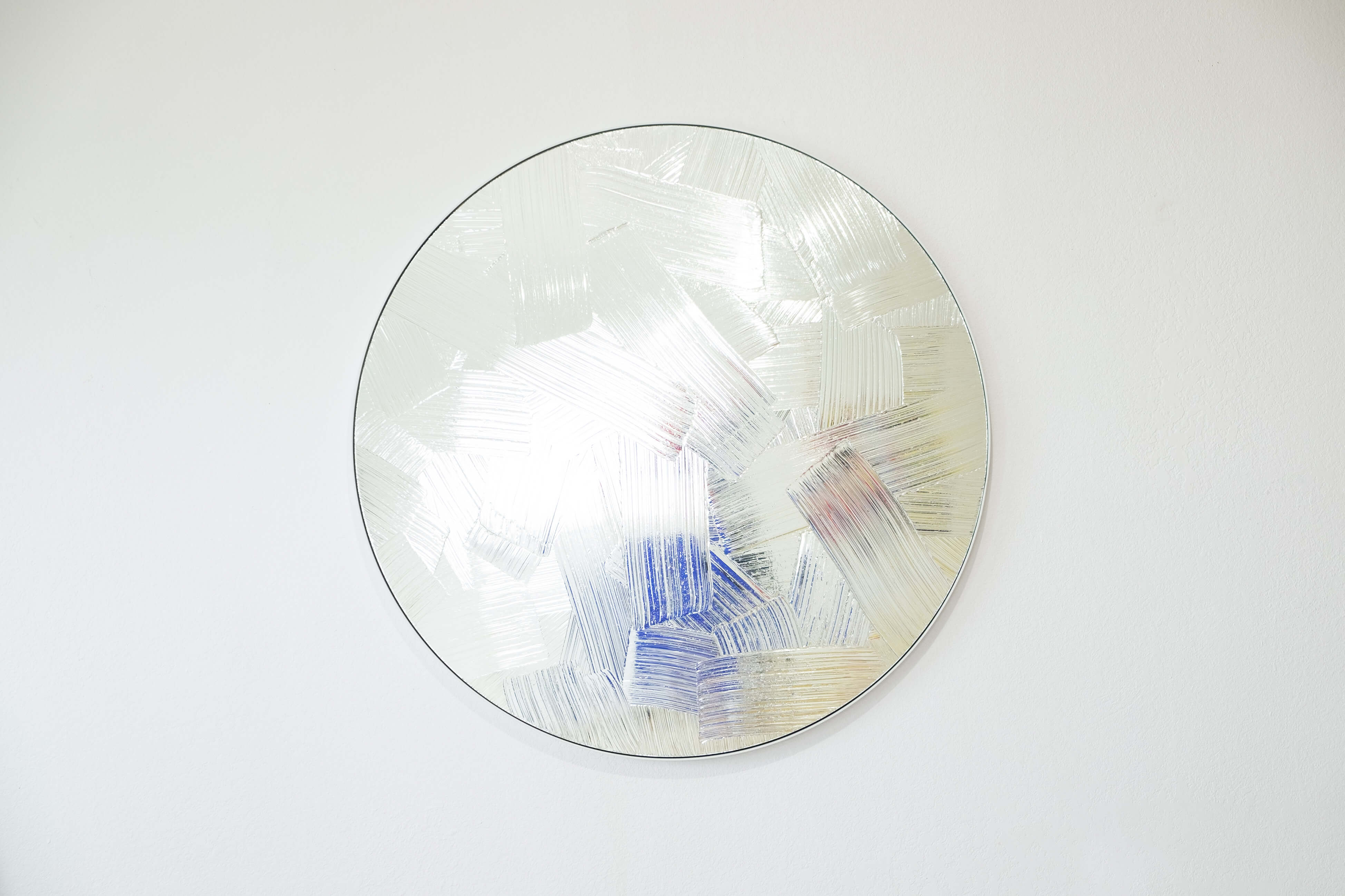 RIS 31, 2021, Acrylic on mirror, 36 x 36 in