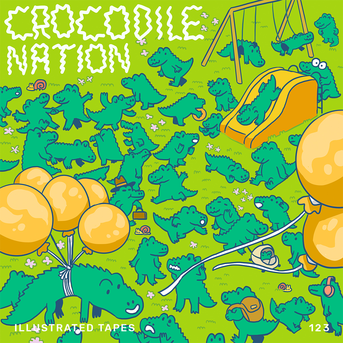 IT123 Crocodile Nation Jayme Brodie Illustrated Tapes