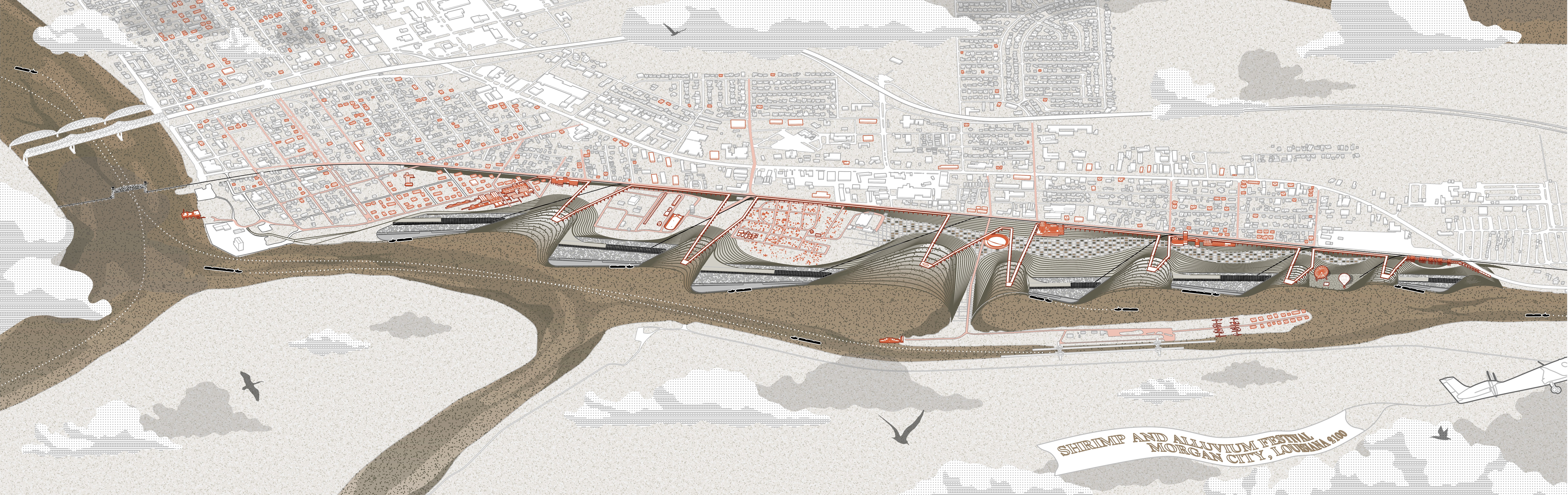 Year 2100: Imagined Port of Morgan City