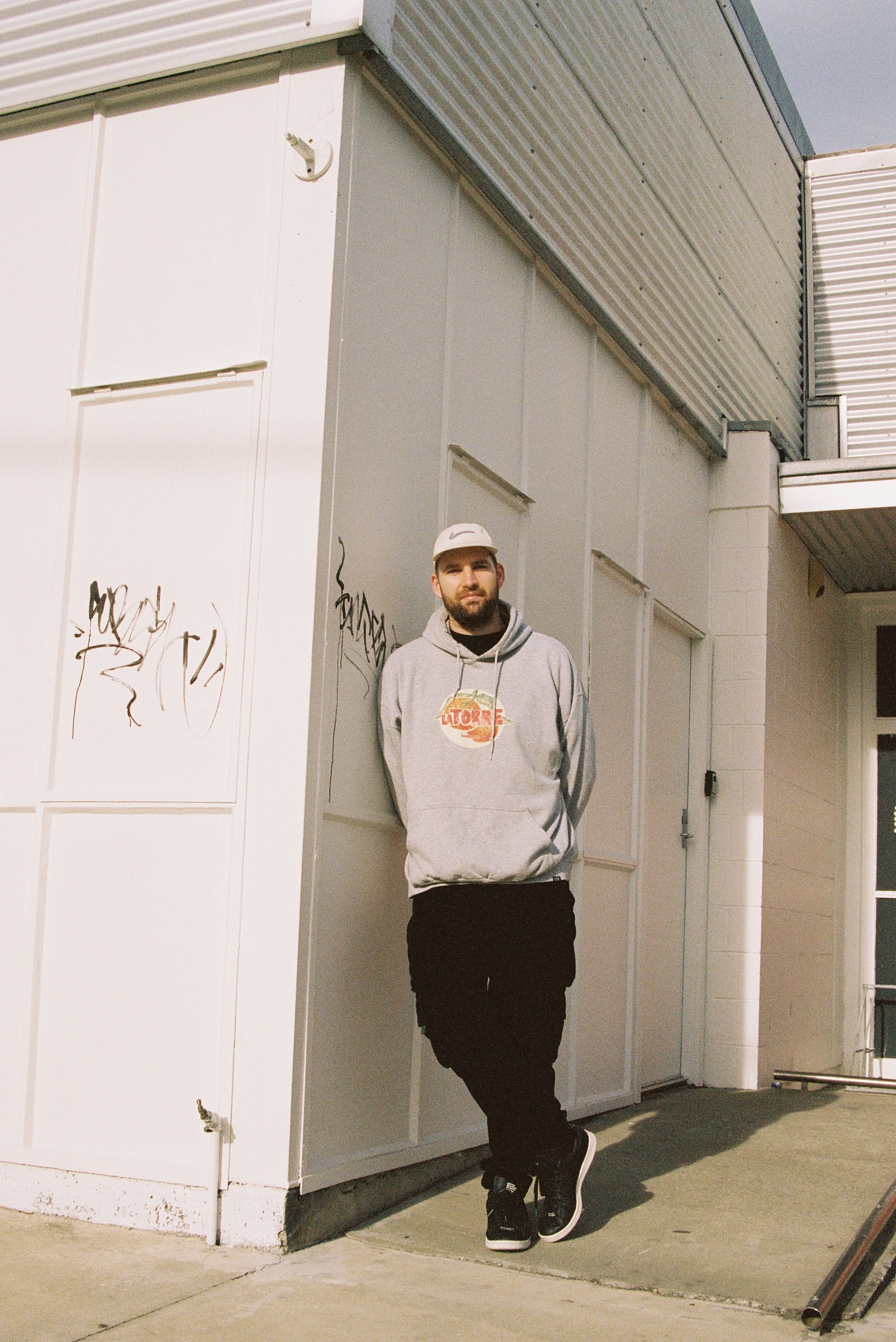 Sam Dunlay/And$um in Ōtautahi, photographed by Ella Waswo