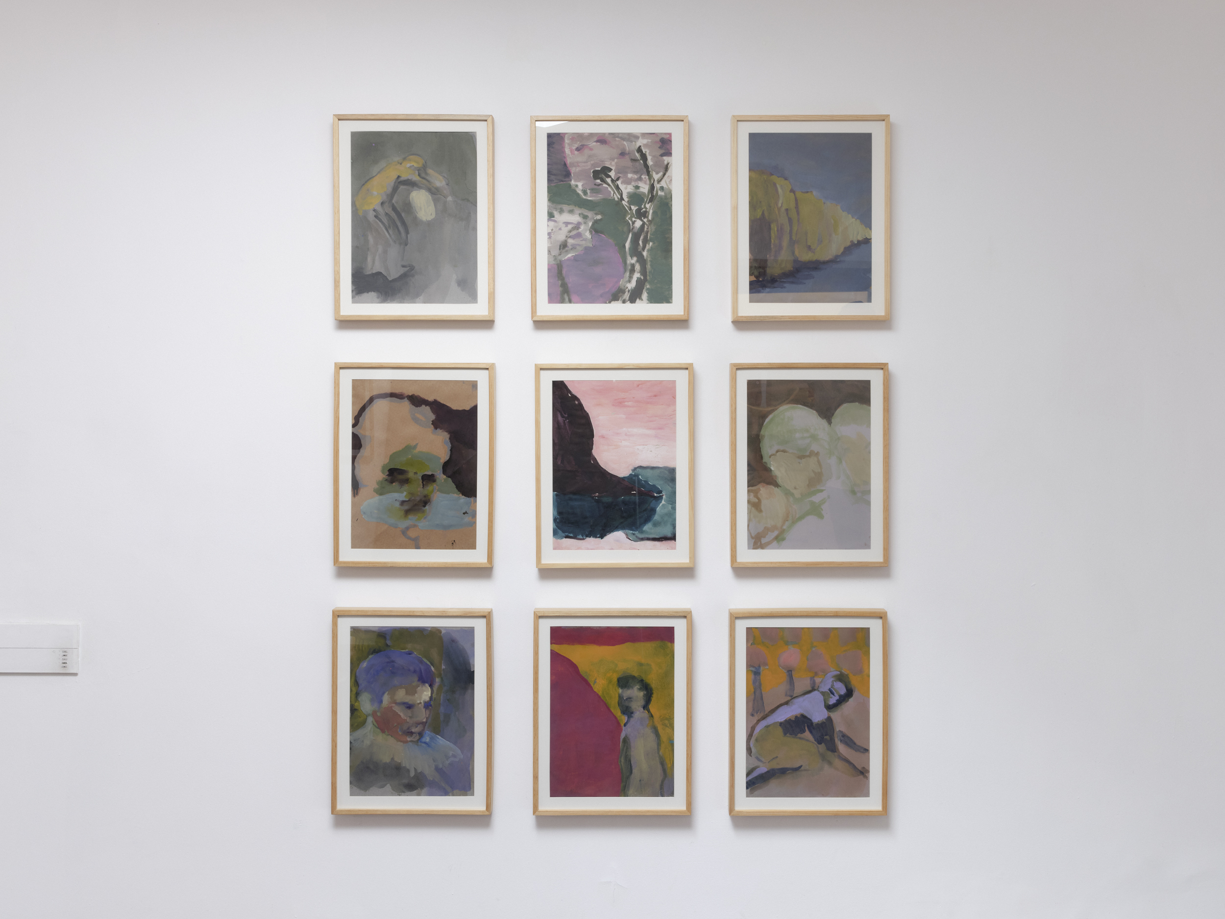 Installation view, Emil Sands: Encounters, JO-HS CDMX, February 2024. Photo: Sergio López.