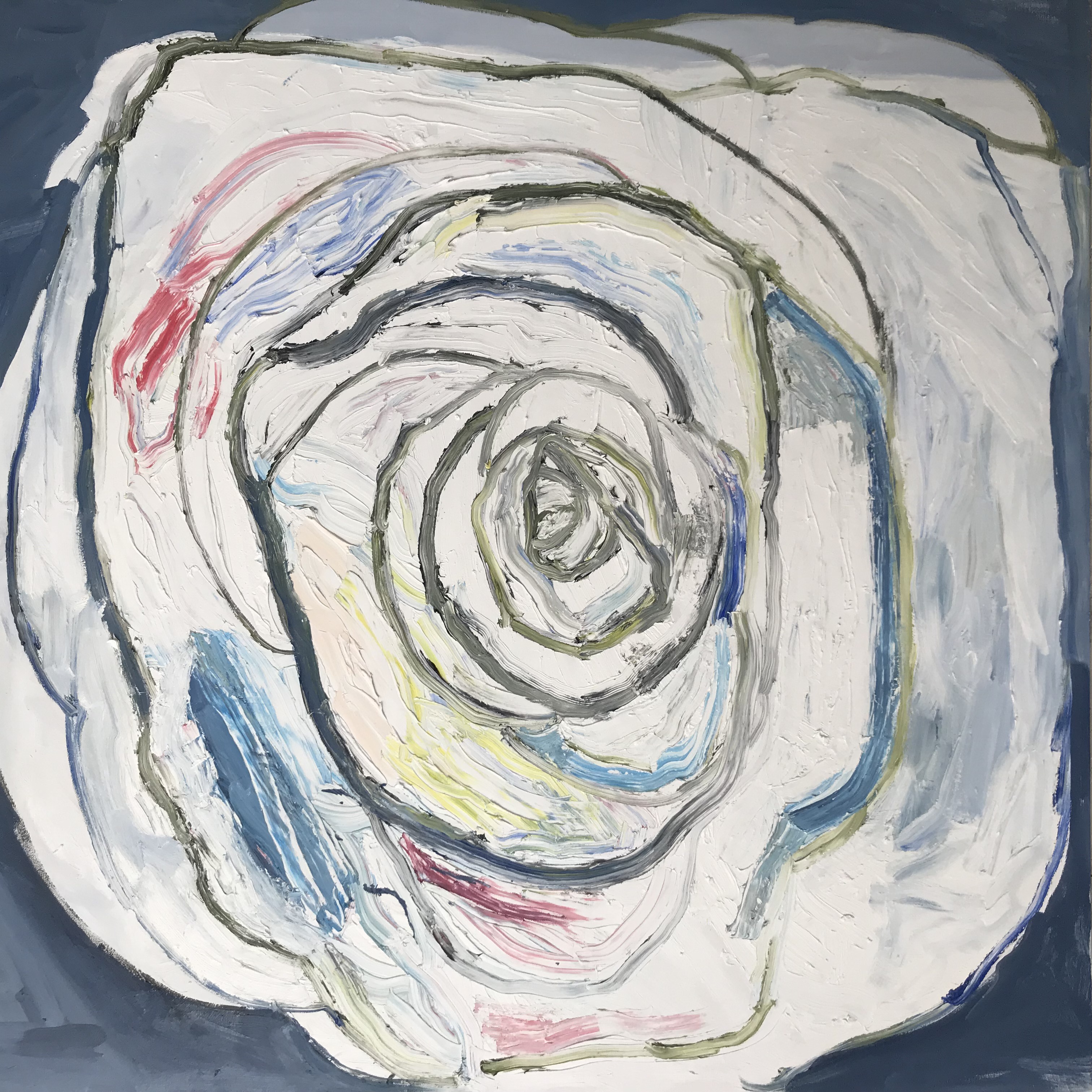 Coteau Camellia #2, 2021, Oil on Canvas, 48"x48" in