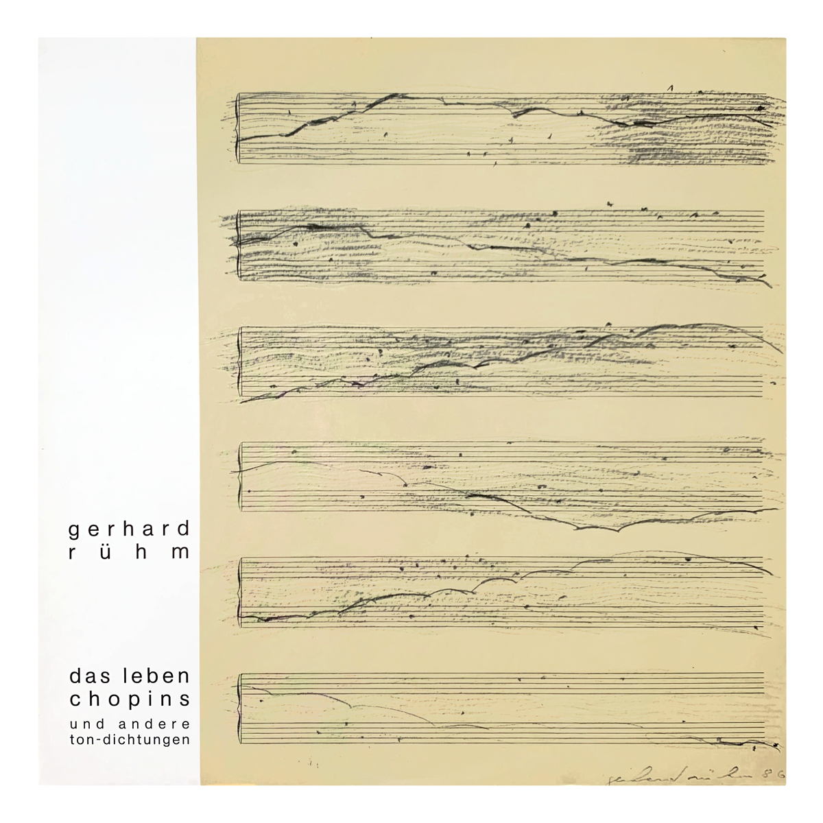 Edition Block EB 115/116 Gerhard Rühm - "Das Leben Chopins und andere Ton-Dichtungen" Gerhard Rühm