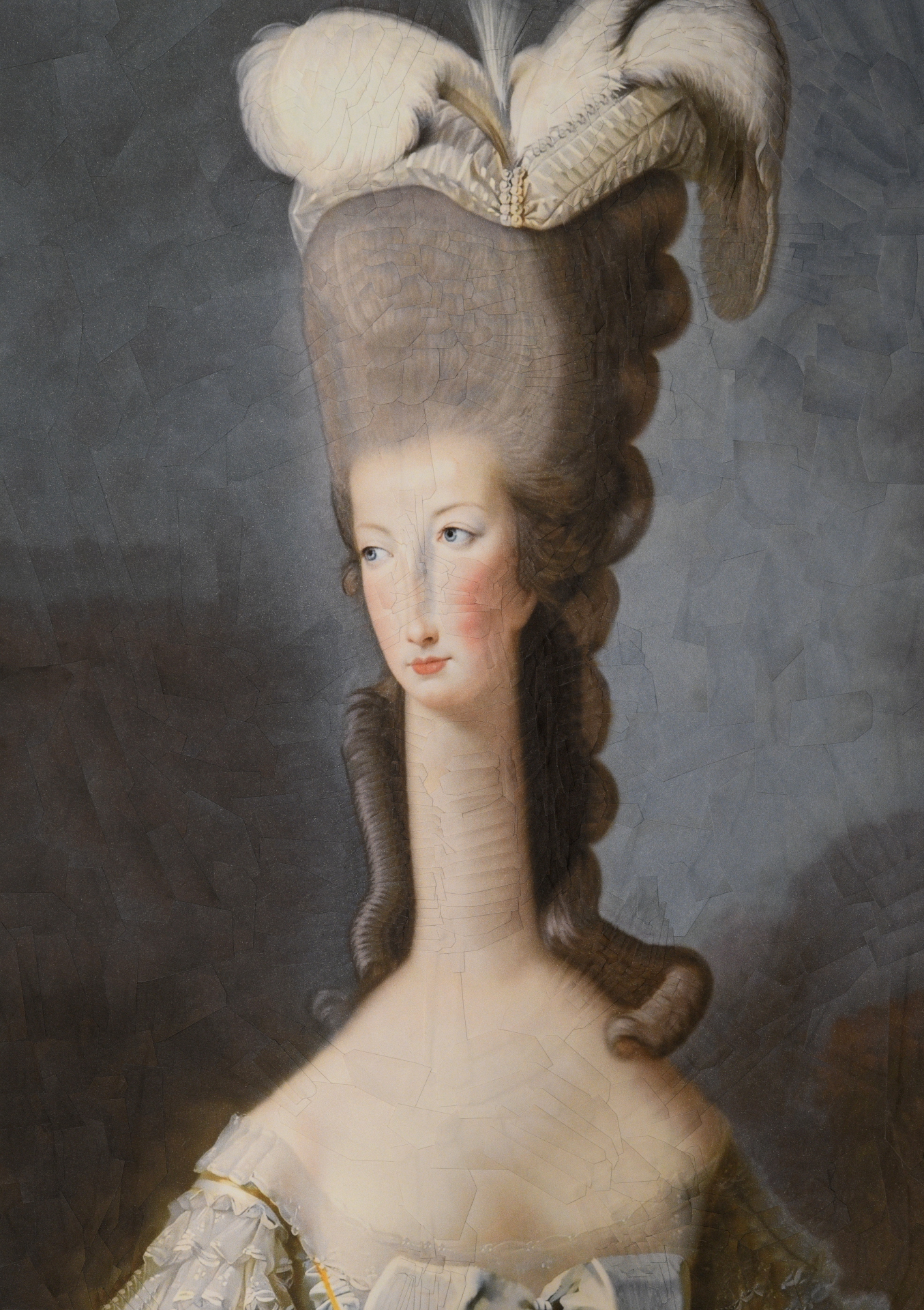 Let them eat brioche after Vigee Le Brun, 2025, 8.2 x 11.6 inches