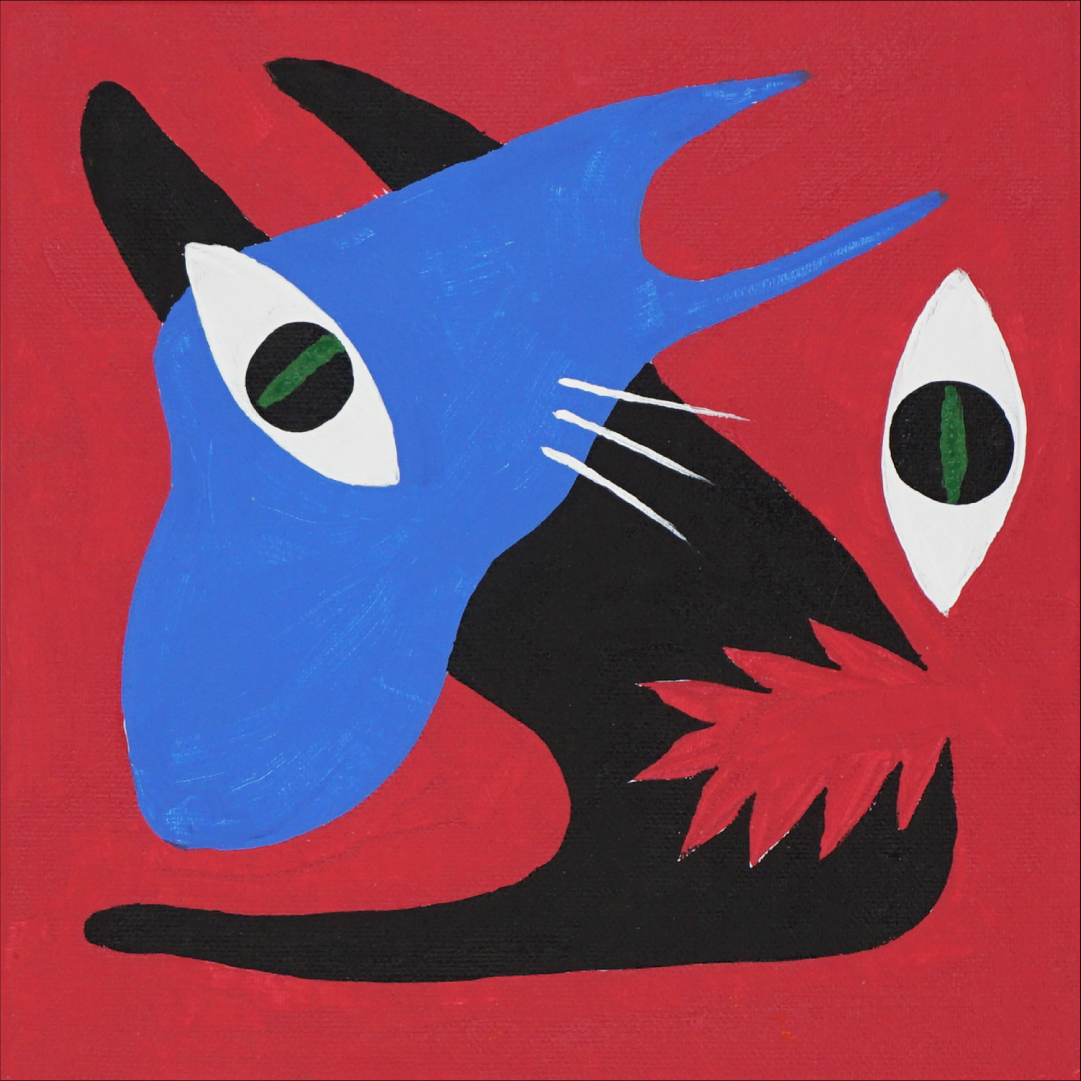  strange animals 20*20 cm *4 Acrylic on Canvas Mar.  2022